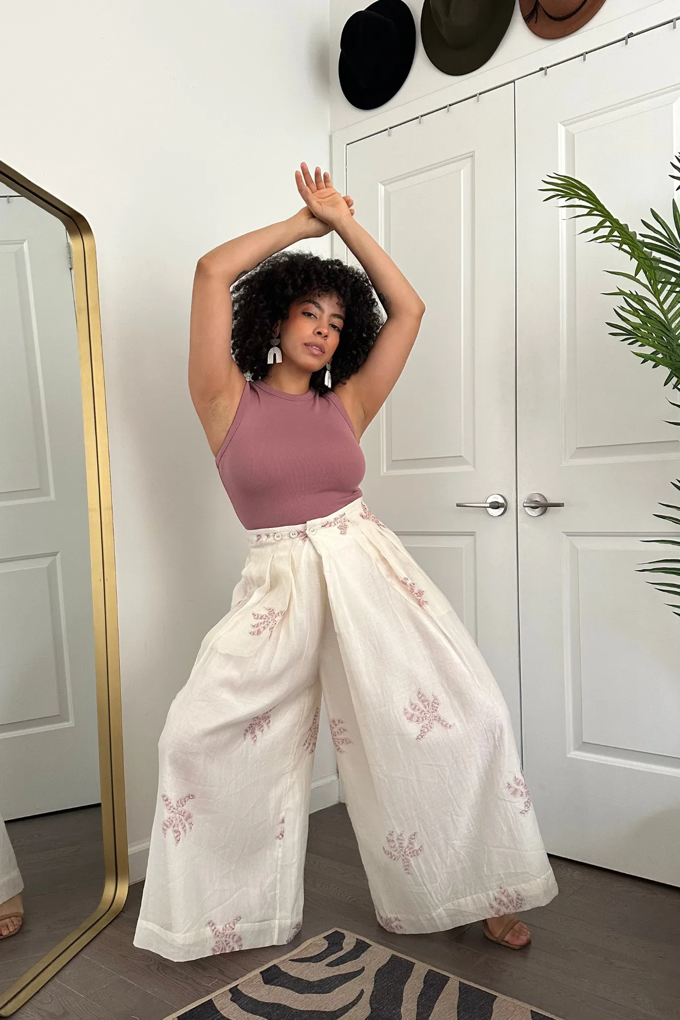 FRIDA PANTS | MAGNOLIA PRINT sold by Rujuta Sheth