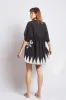 BAZAAR DRESS | BLACK APPLIQUE sold by Rujuta Sheth