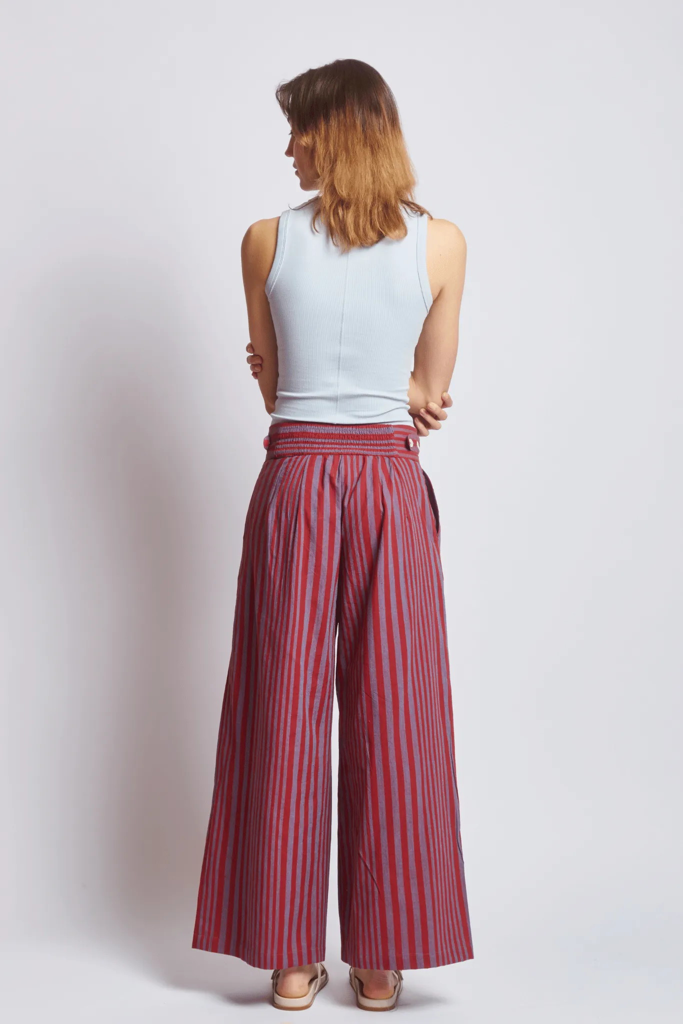 TAYLOR PANTS | BEACON STRIPE sold by Rujuta Sheth product image thumbnail 4