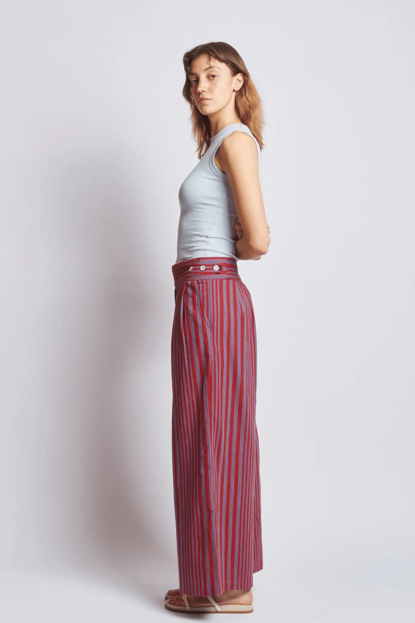 TAYLOR PANTS | BEACON STRIPE sold by Rujuta Sheth product image thumbnail 3