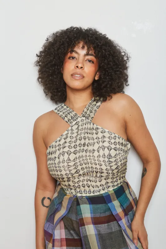 RITA TOP | ILLUSION PRINT sold by Rujuta Sheth