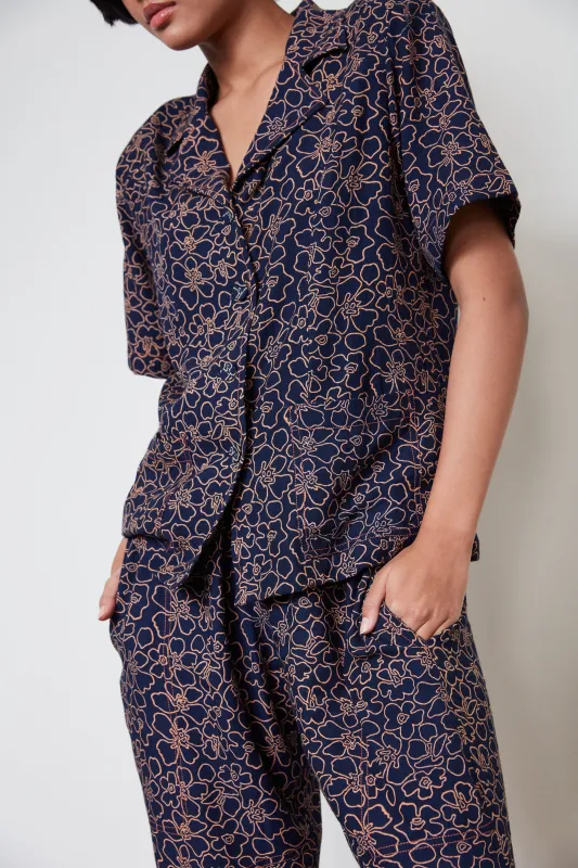 ARLO LOUNGE SET | NAVY POPPY made by Rujuta Sheth