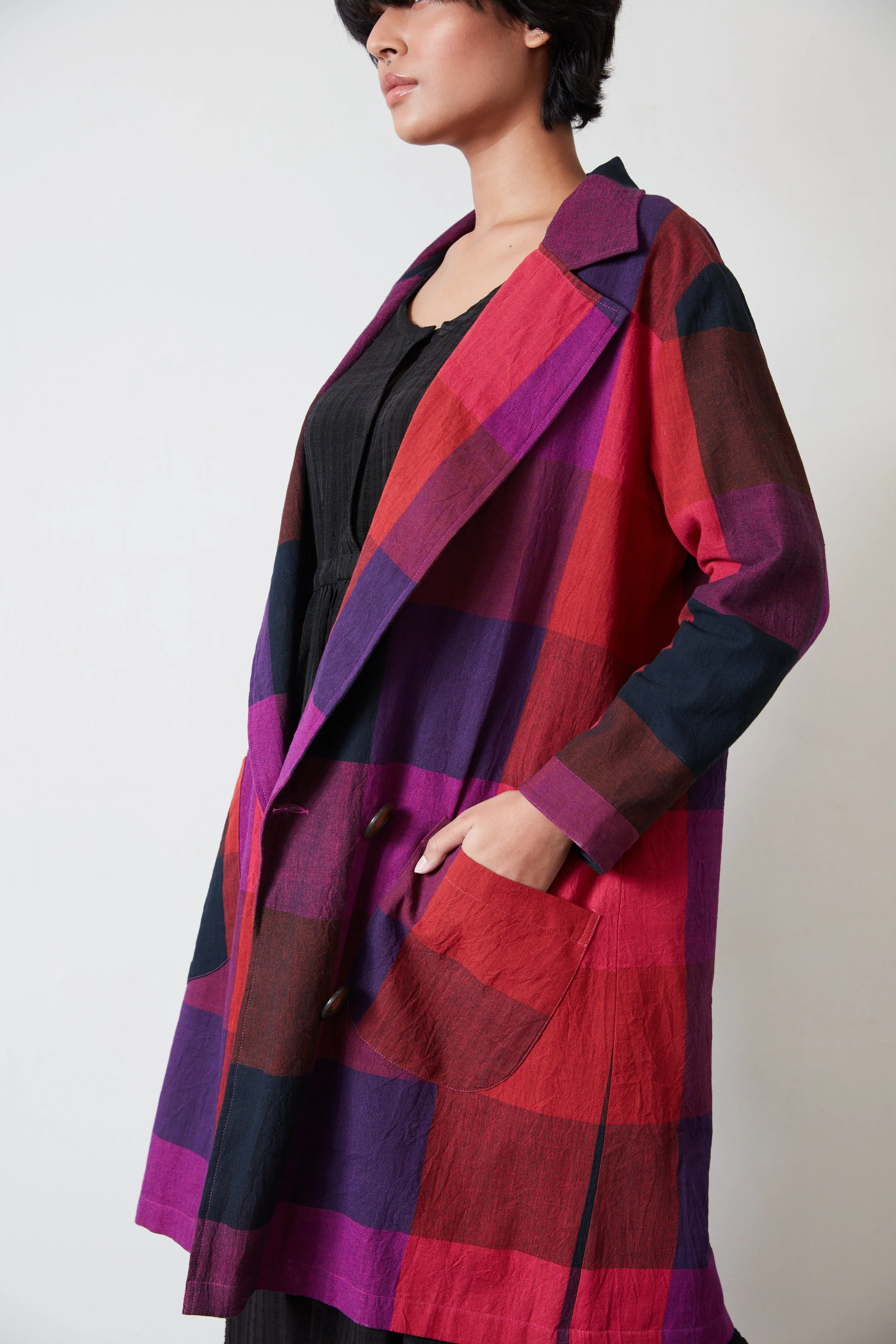 Barney Trench | Large Kinetic Chex sold by Rujuta Sheth product image thumbnail 3