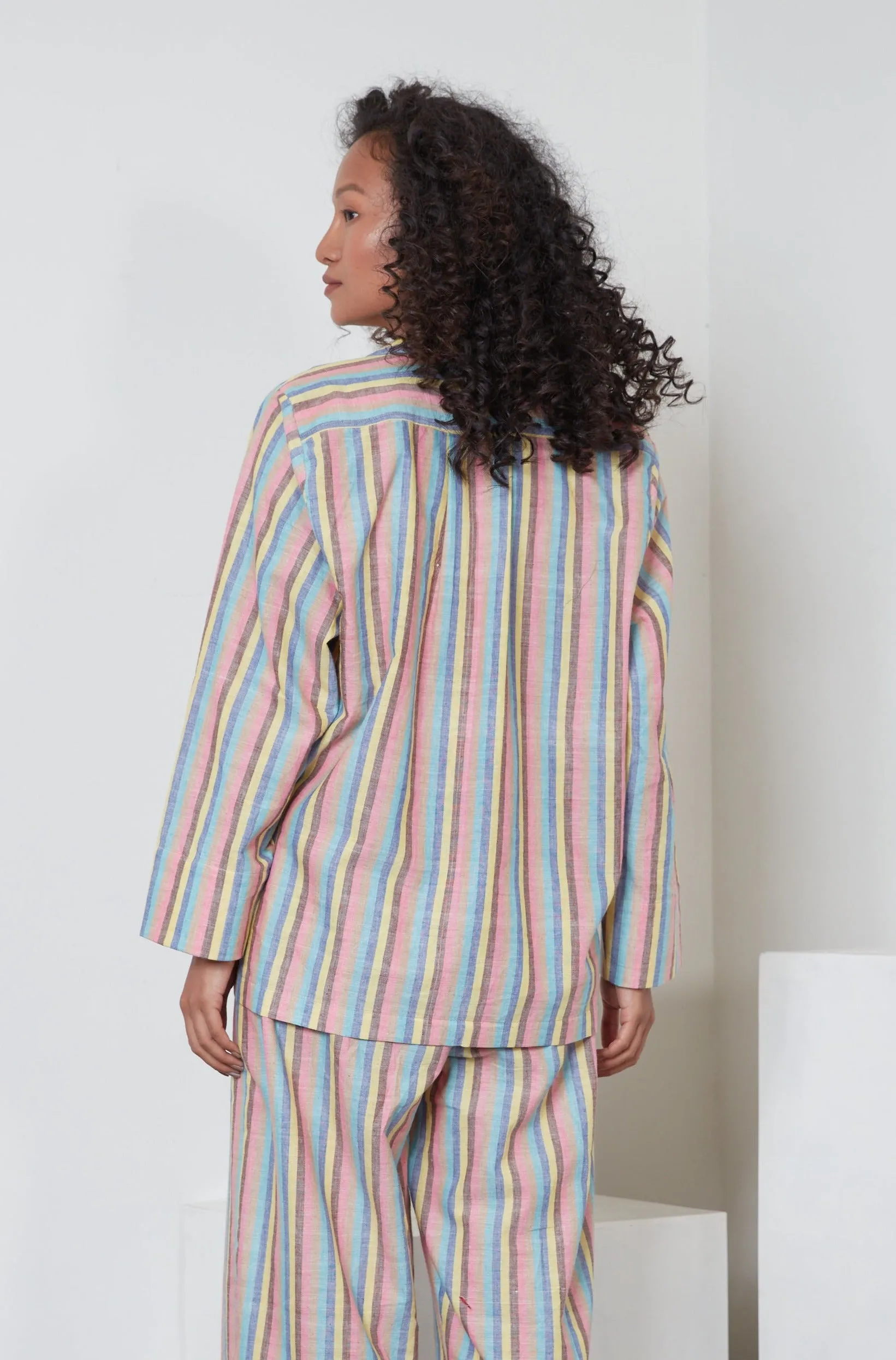 SAMPLE SALE | MARGOT LOUNGE SET | BRIGHTSIDE STRIPE sold by Rujuta Sheth product image thumbnail 5