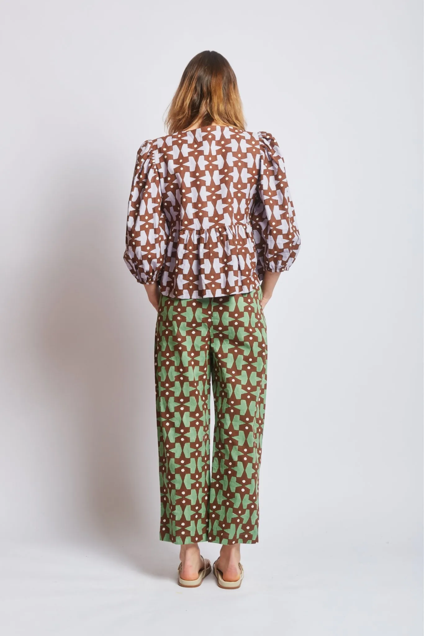 PHOEBE PANTS | PACMAN PRINT sold by Rujuta Sheth product image thumbnail 3