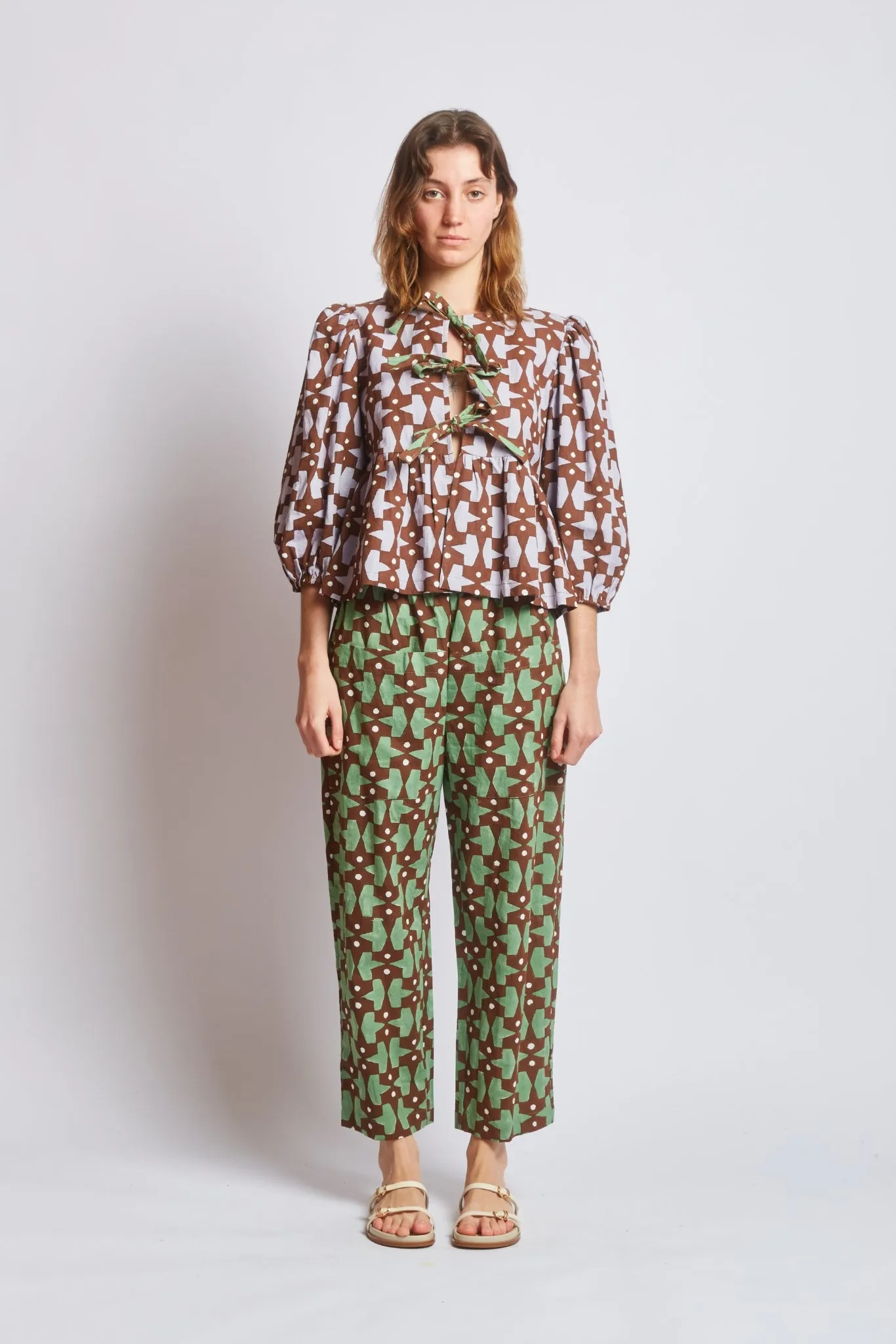 PHOEBE PANTS | PACMAN PRINT sold by Rujuta Sheth