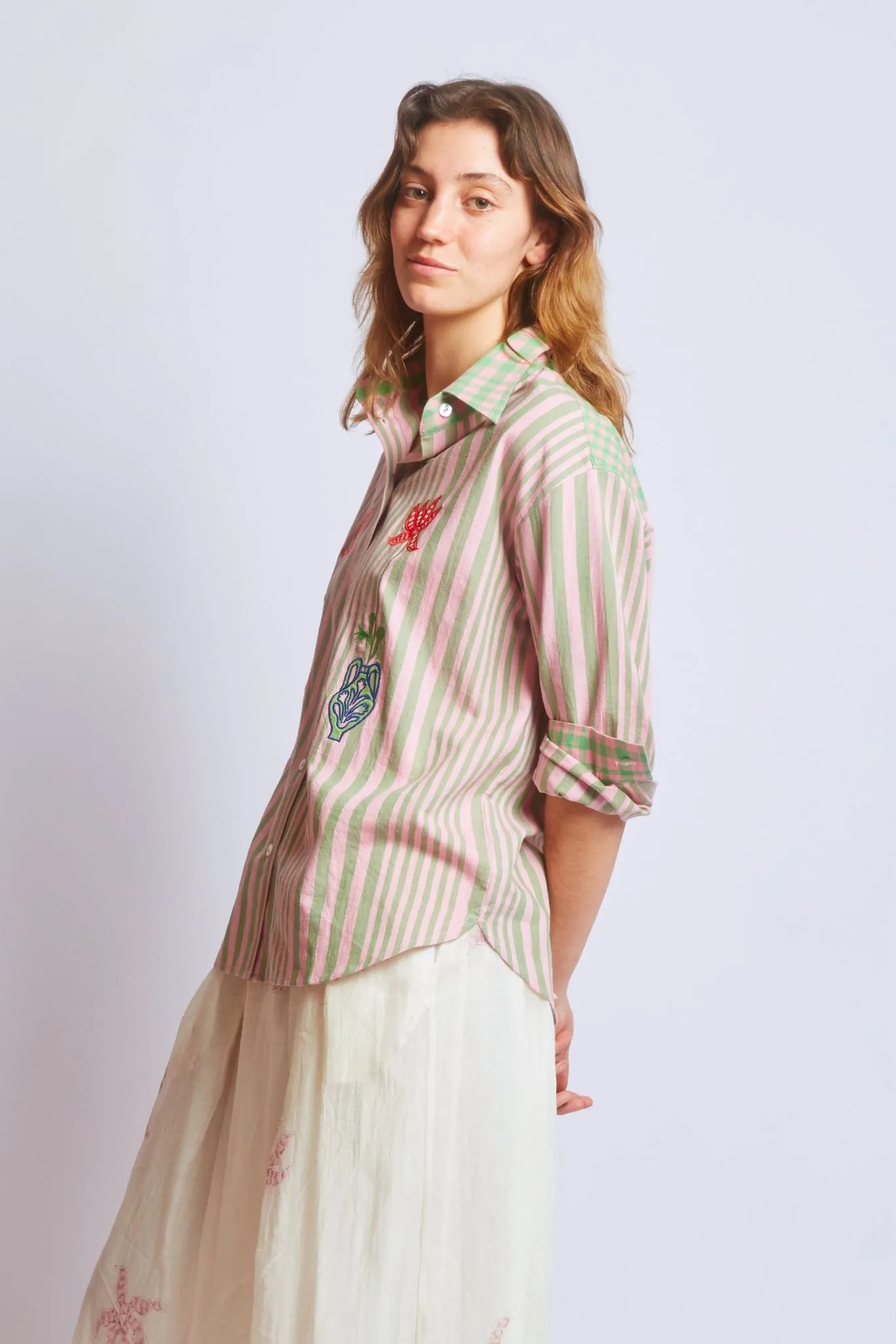 ANDY SHIRT | HUDSON STRIPE X CHEX sold by Rujuta Sheth product image thumbnail 5