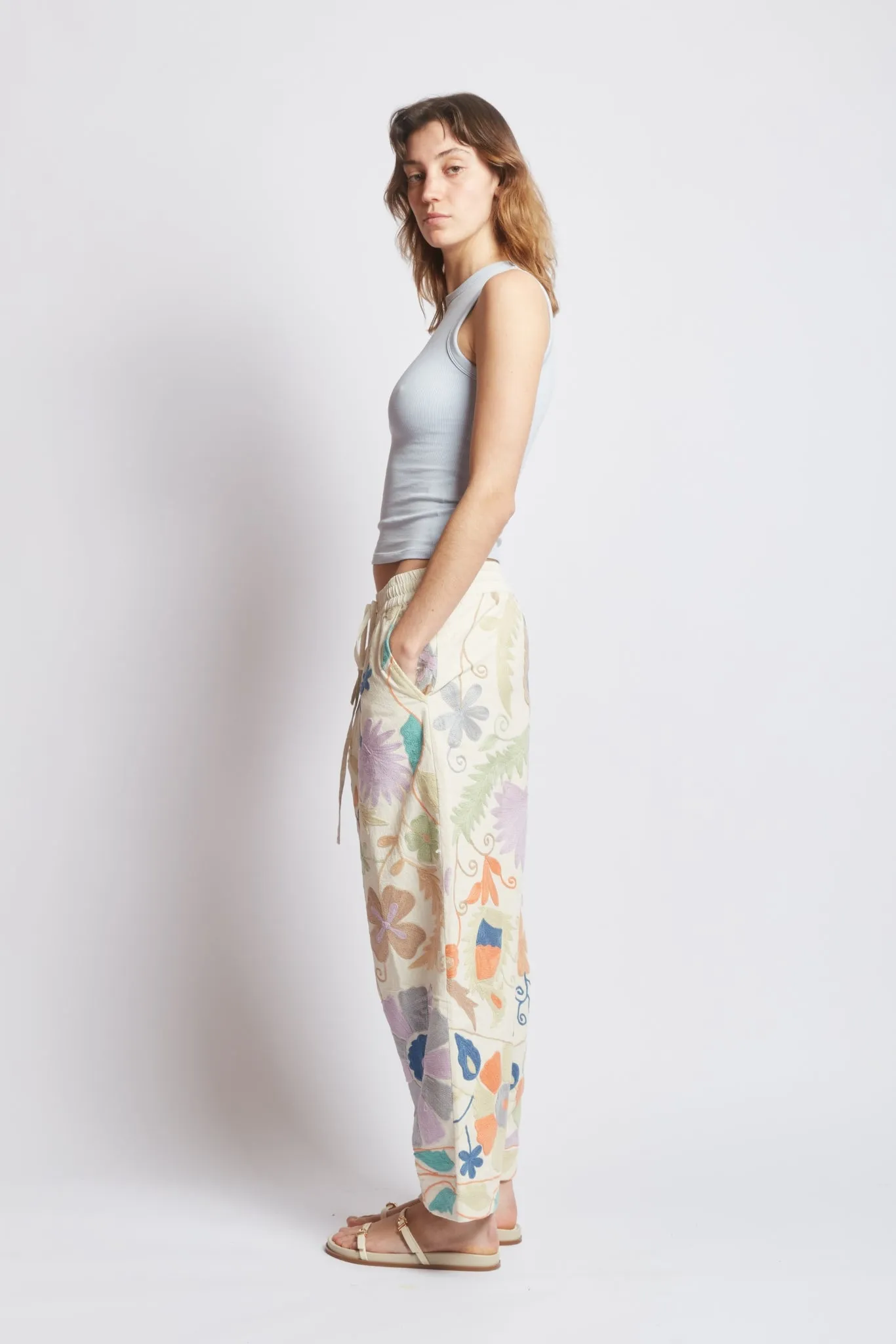 MARKET PANTS | GARDEN MOSAIC sold by Rujuta Sheth product image thumbnail 2