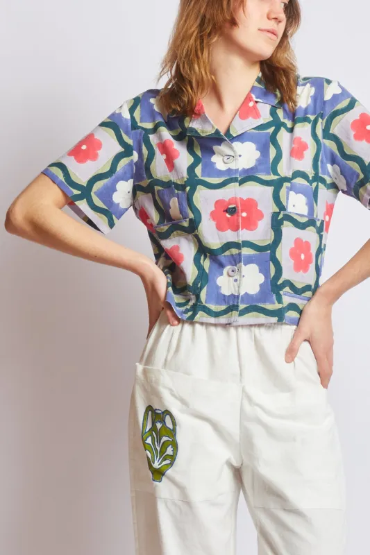 ARLO SHIRT | QUILT FLORAL sold by Rujuta Sheth