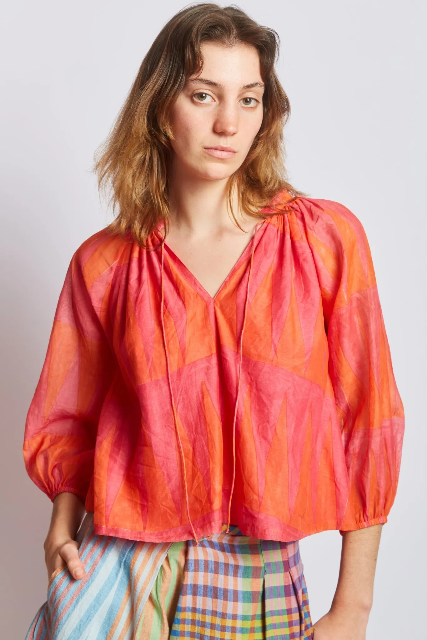 WILLOW TOP | SORBET POINT sold by Rujuta Sheth product image thumbnail 2