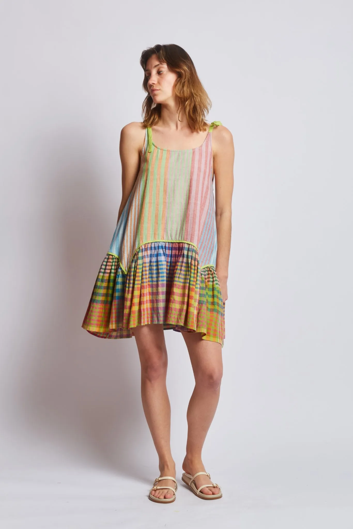 JADE TUNIC | POSTCARD STRIPE X CHEX sold by Rujuta Sheth product image thumbnail 5