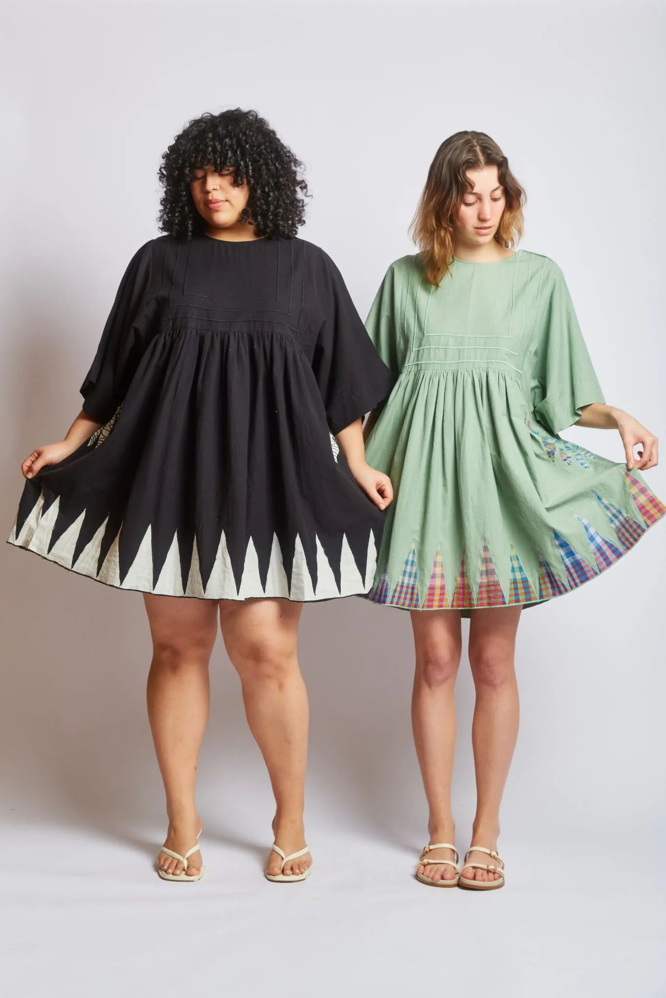 BAZAAR DRESS | SAGE APPLIQUE sold by Rujuta Sheth