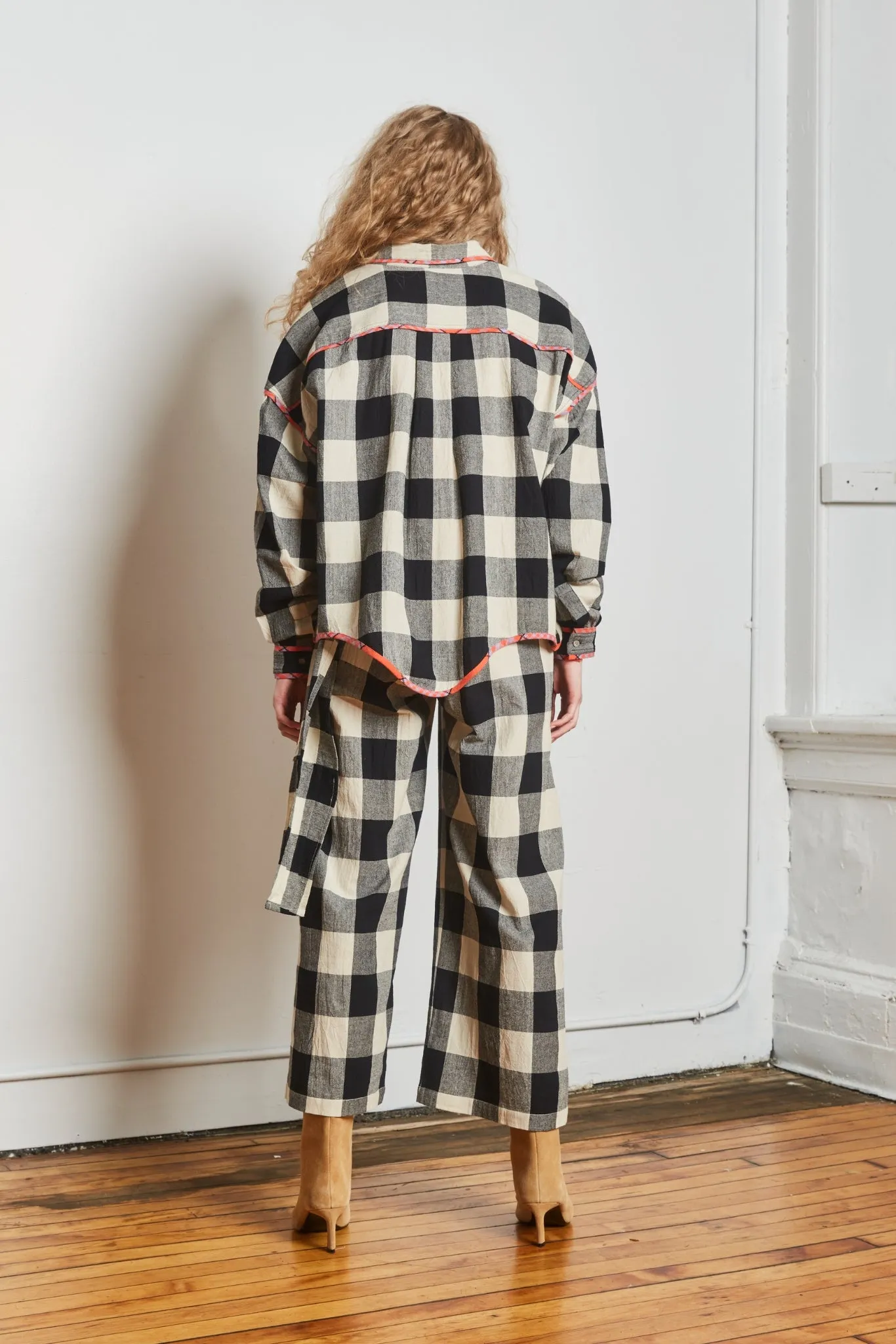 ARTIST SHIRT | MONO CHEX X HIBISCUS GRID sold by Rujuta Sheth product image thumbnail 3