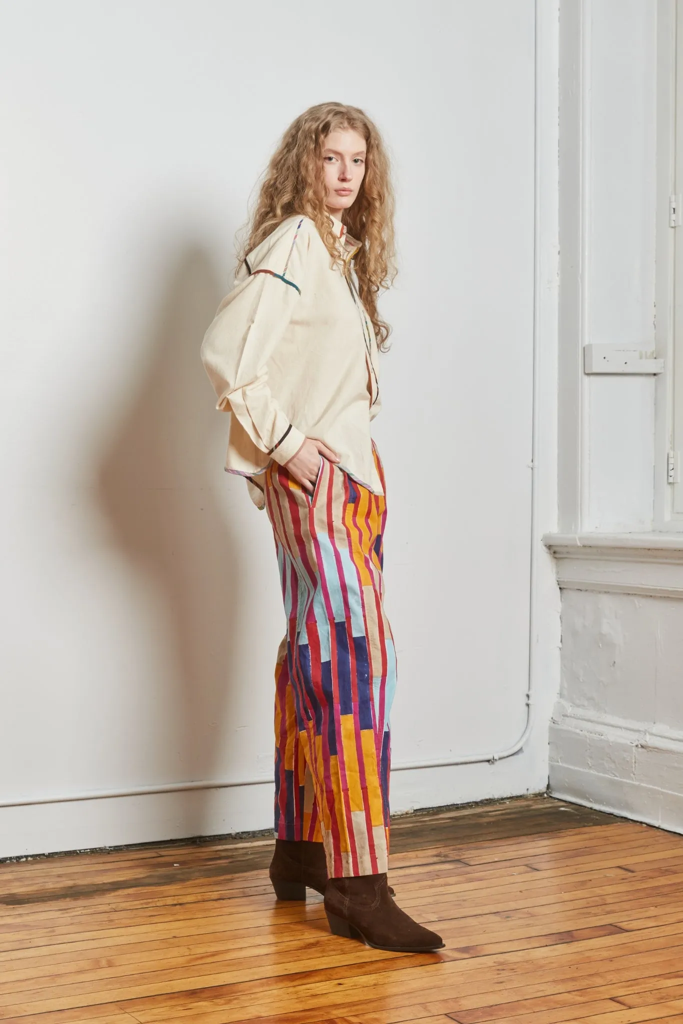 ARTIST SHIRT | IVORY MULTI sold by Rujuta Sheth product image thumbnail 3