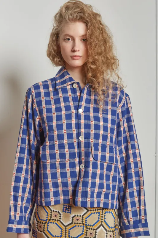 ASTRID JACKET | CLASSIC GRID sold by Rujuta Sheth