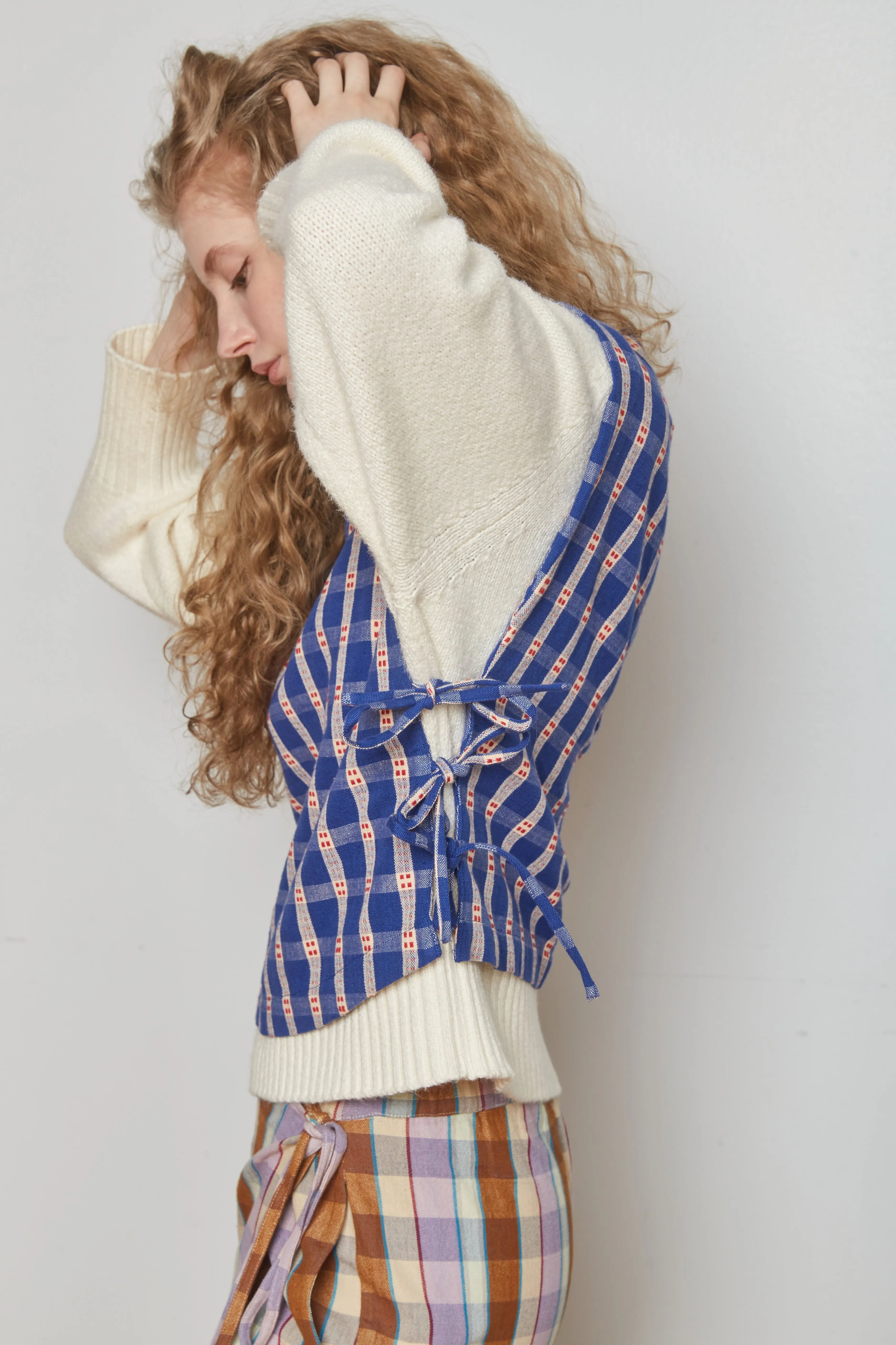 DAYNA TOP | CLASSIC GRID sold by Rujuta Sheth