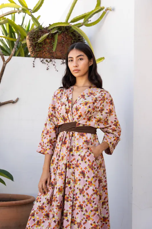 NOVA WRAP DRESS | HALO PRINT sold by Rujuta Sheth