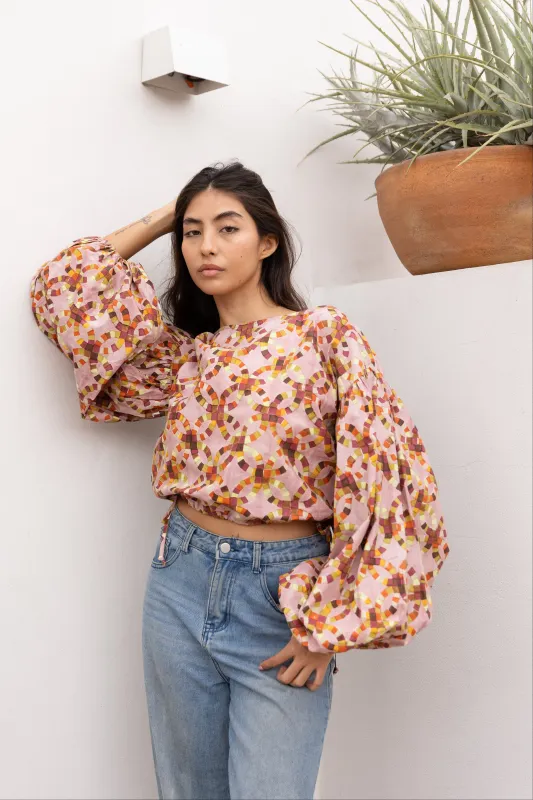 LIZZ TOP | HALO PRINT sold by Rujuta Sheth