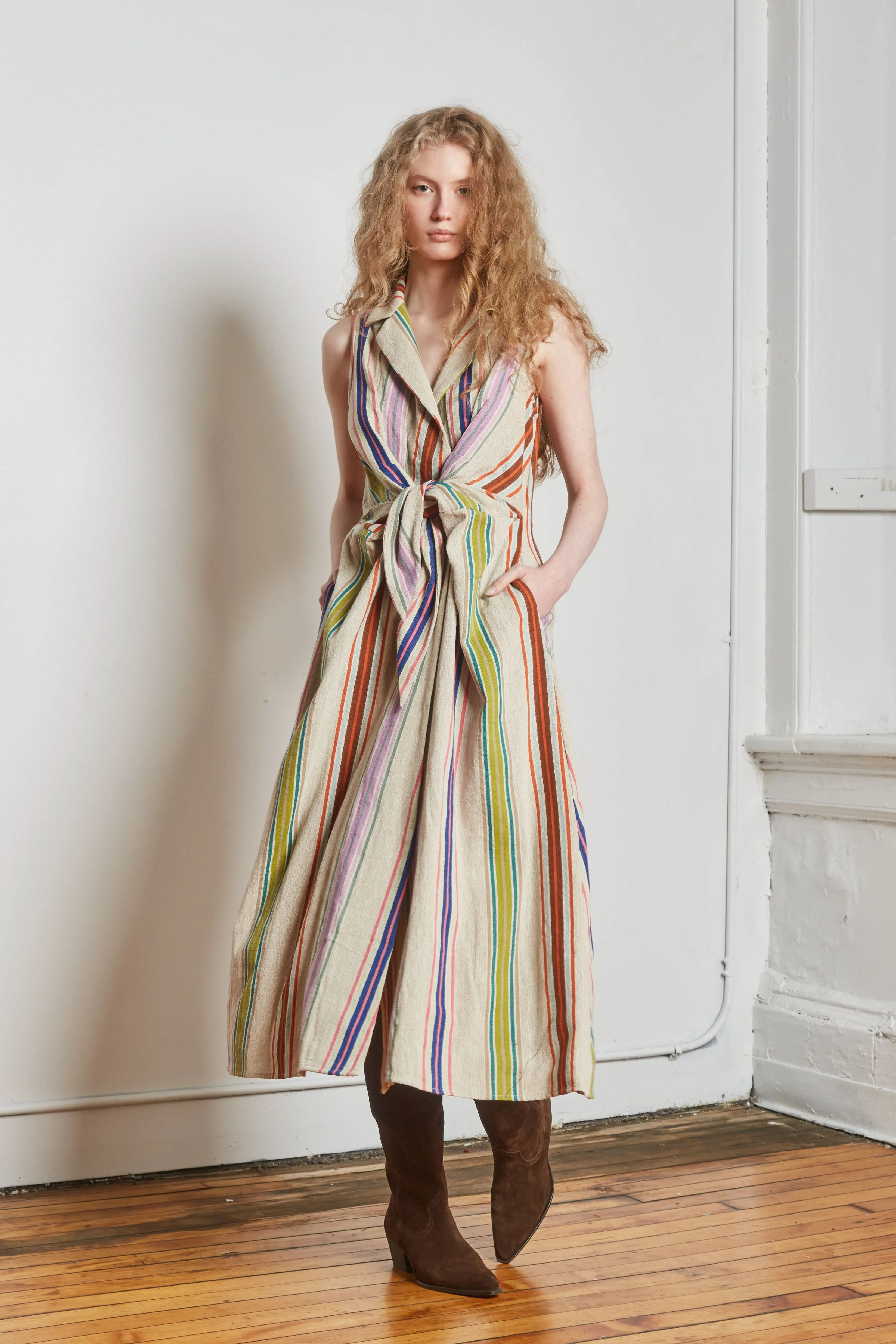 EMILY DRESS | KULFI STRIPES sold by Rujuta Sheth