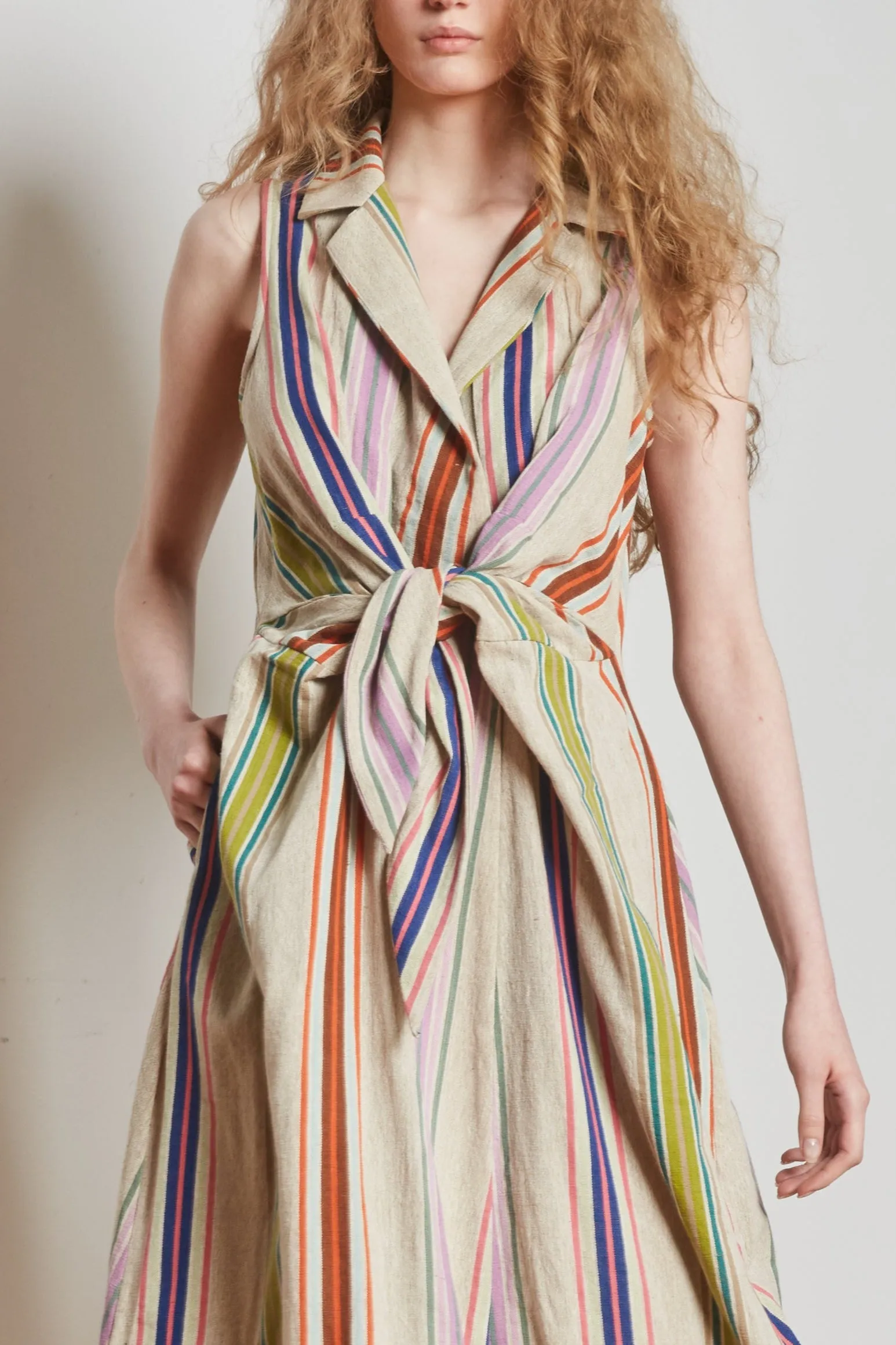 EMILY DRESS | KULFI STRIPES sold by Rujuta Sheth product image thumbnail 4