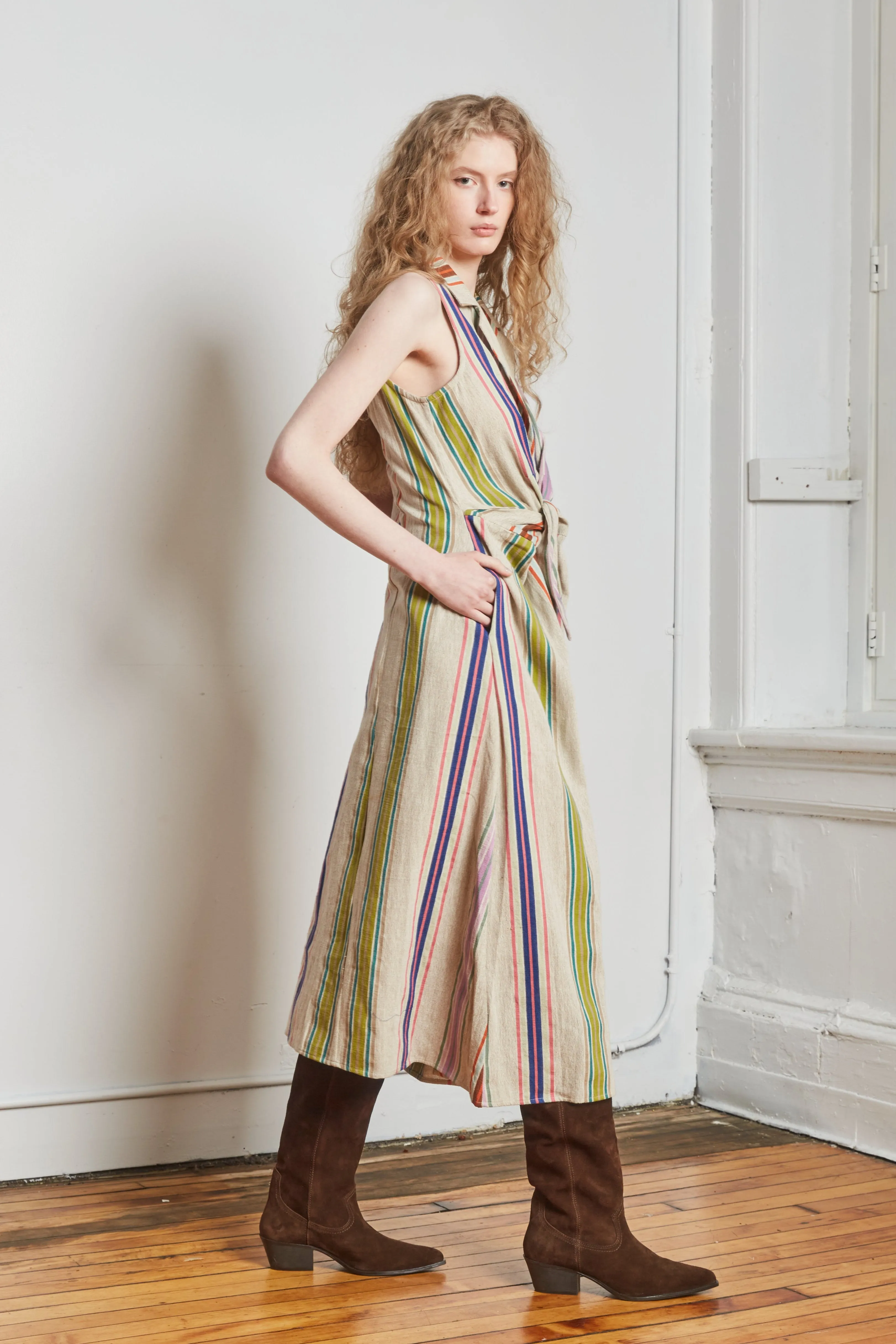 EMILY DRESS | KULFI STRIPES sold by Rujuta Sheth product image thumbnail 2