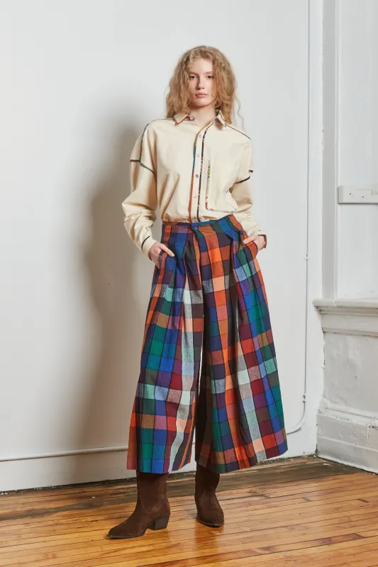 FRIDA PANTS |  MOSAIC CHEX sold by Rujuta Sheth