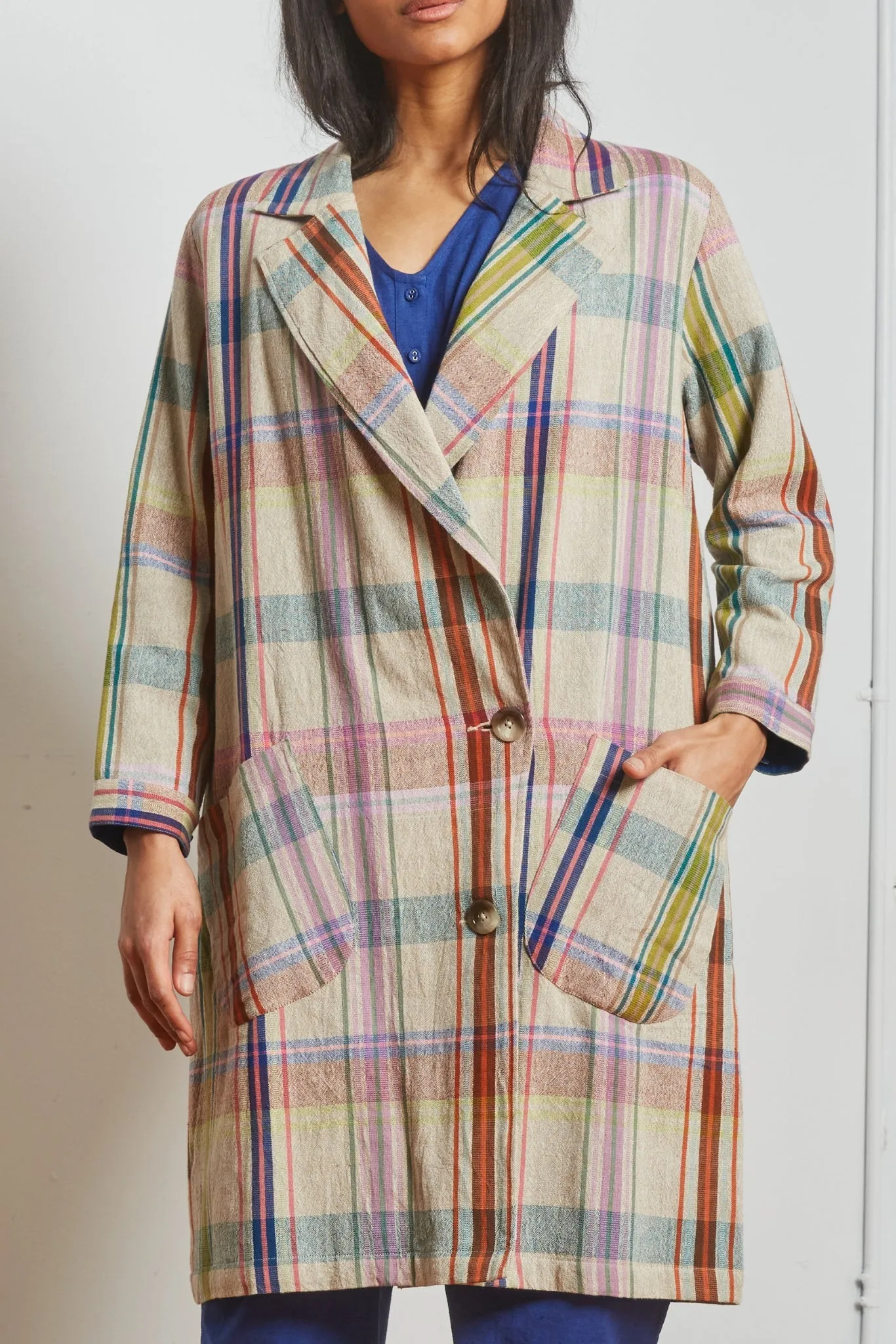 BARNEY TRENCH | KULFI CHEX sold by Rujuta Sheth product image thumbnail 5