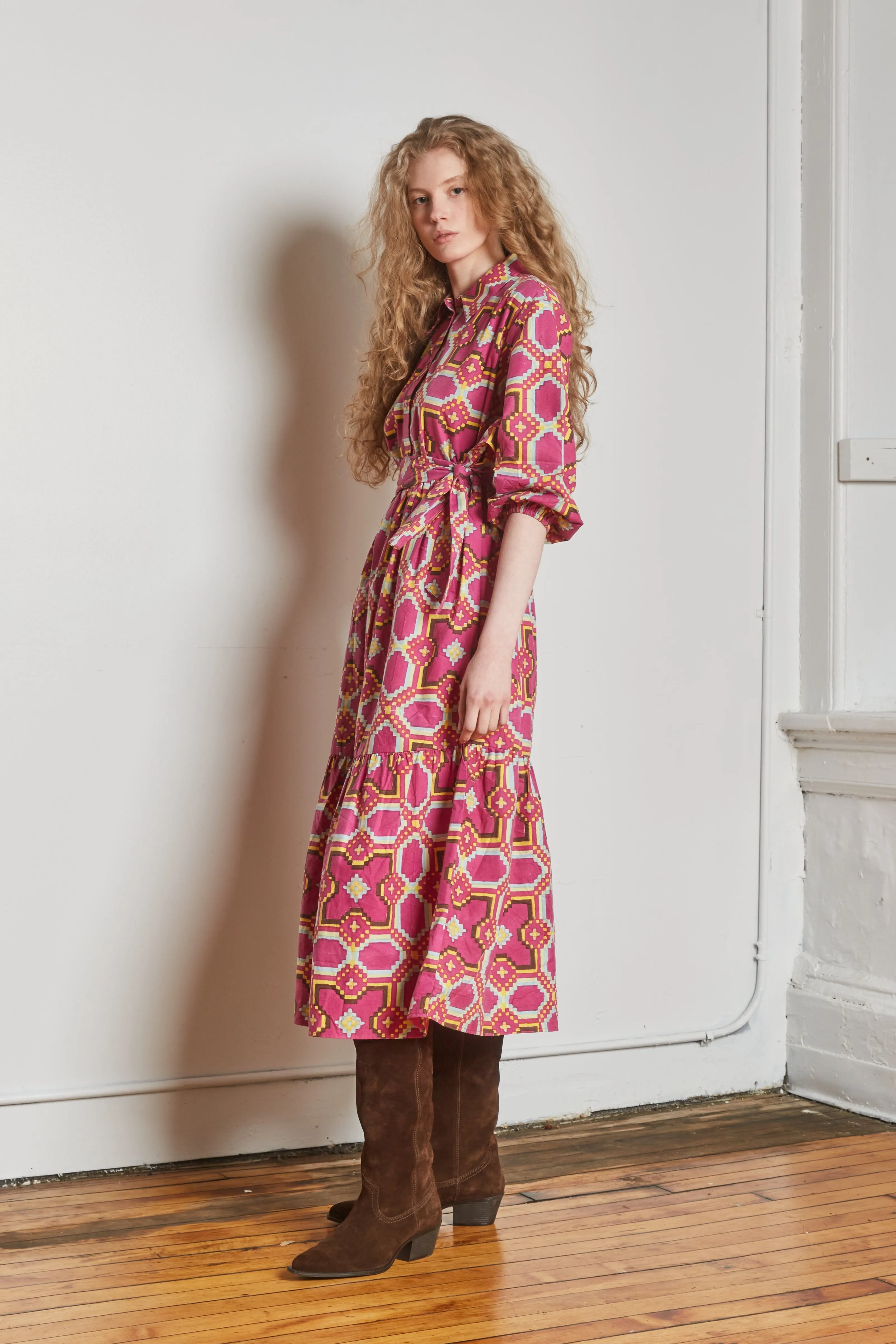 LAURIE DRESS | COURTYARD BERRY sold by Rujuta Sheth product image thumbnail 4