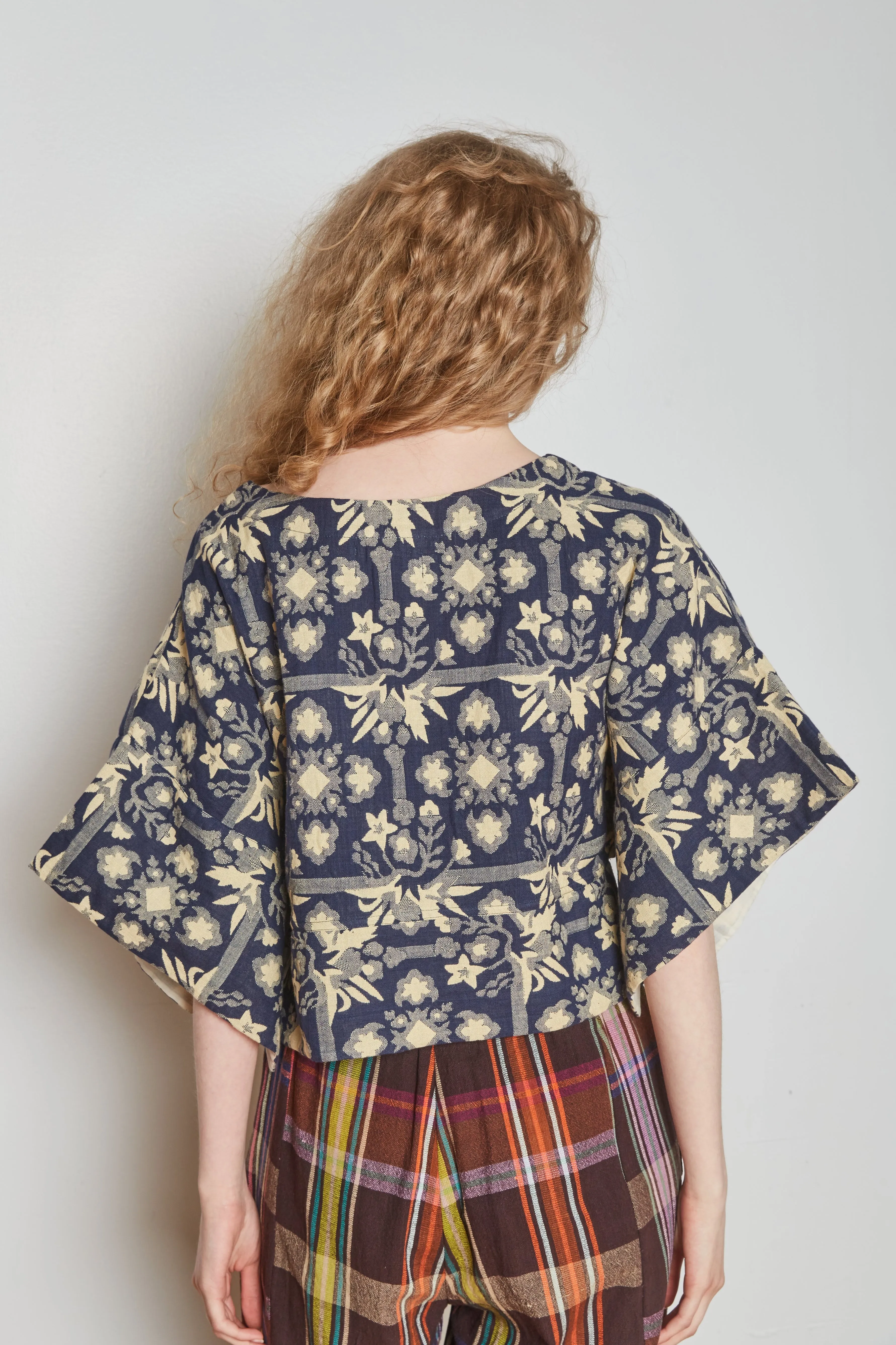 MIRA TOP | BOUQUET JACQUARD sold by Rujuta Sheth product image thumbnail 5