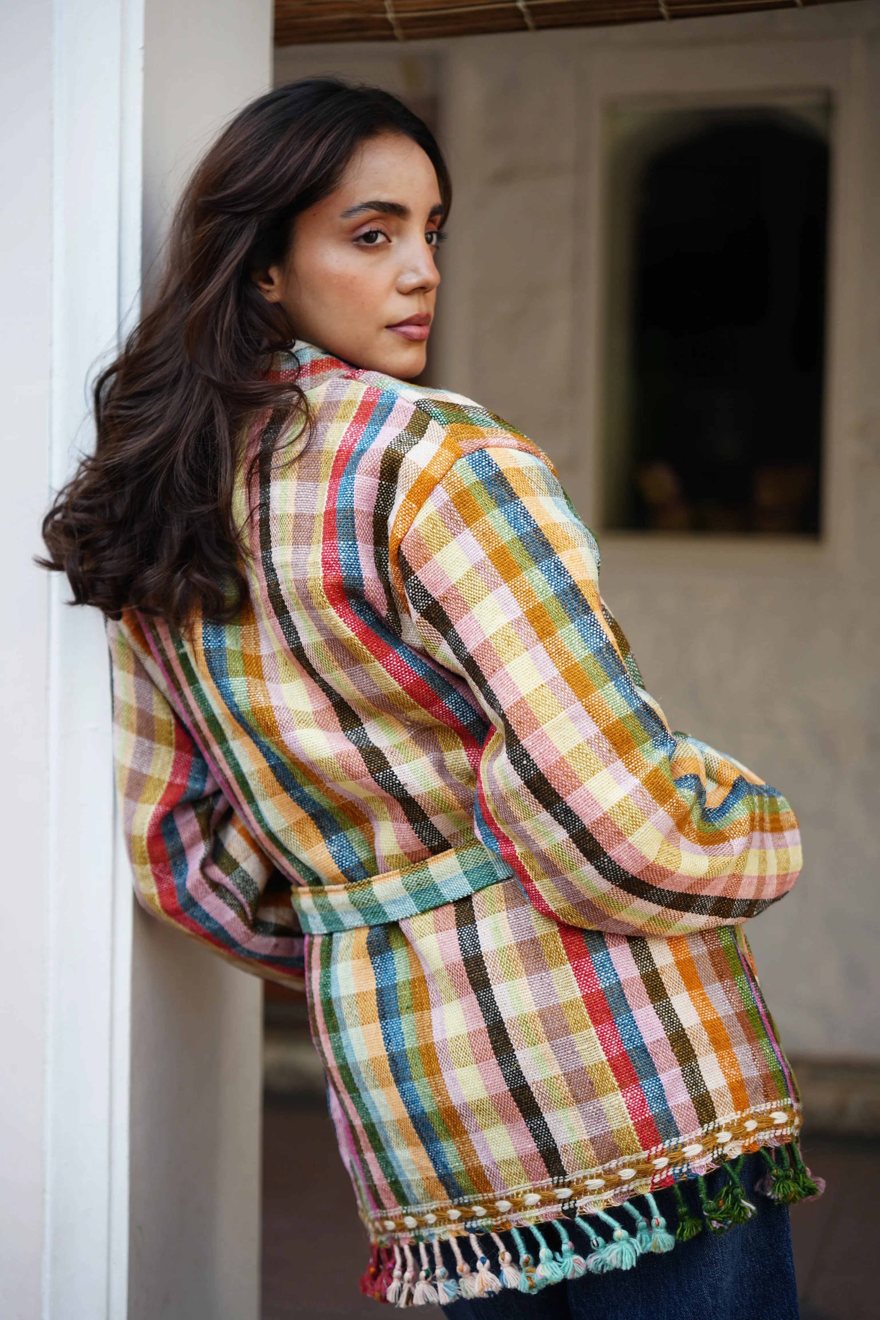 VALLEY JACKET | FOREST CHEX sold by Rujuta Sheth