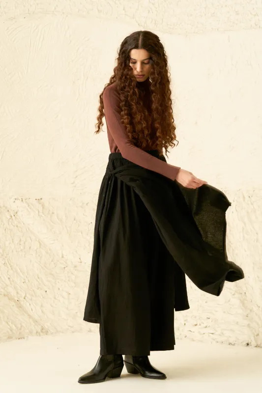 RUE PANTS | BLACK made by Rujuta Sheth