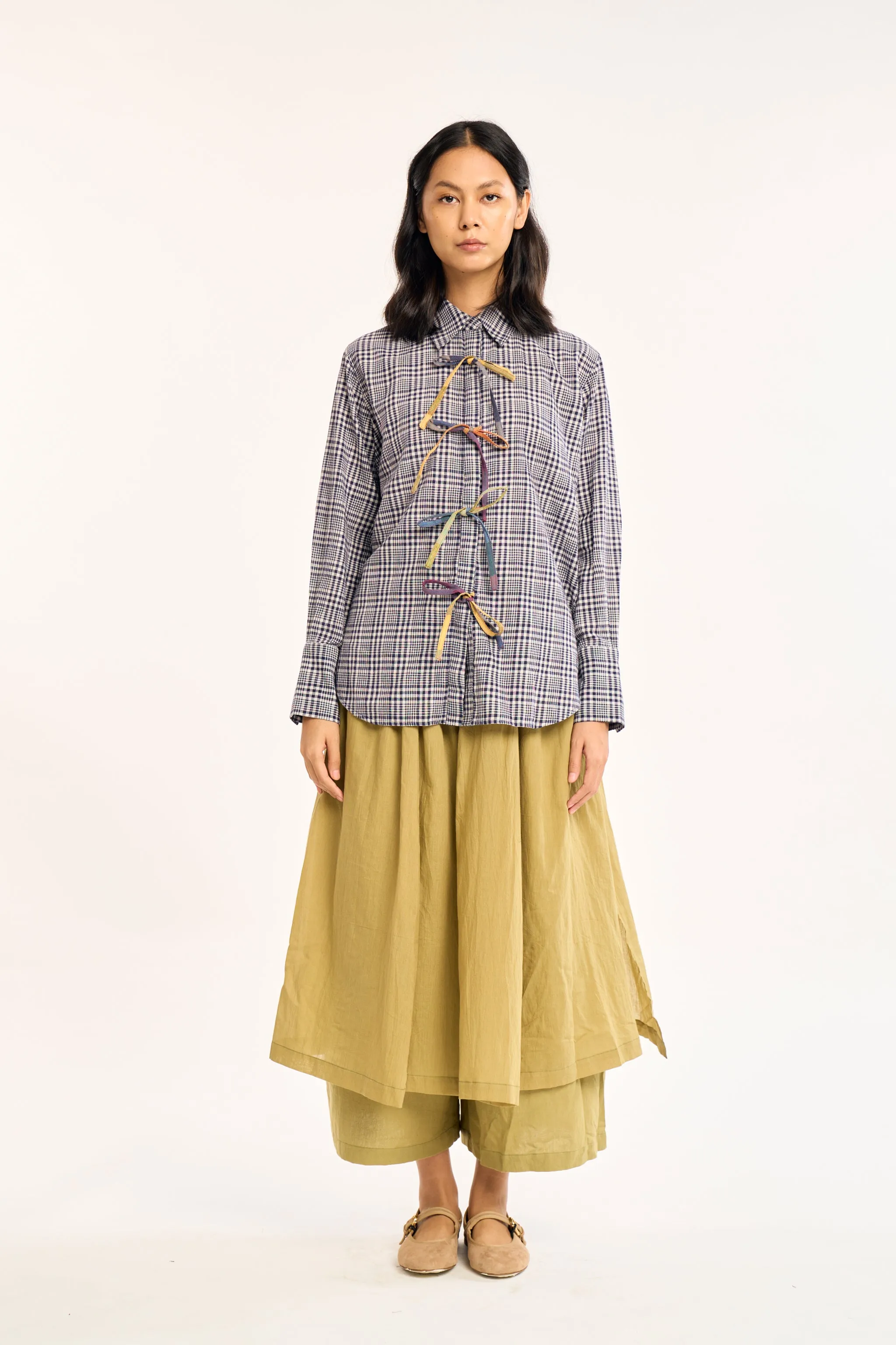 ALMA SHIRT | KELP CHEX sold by Rujuta Sheth product image thumbnail 3