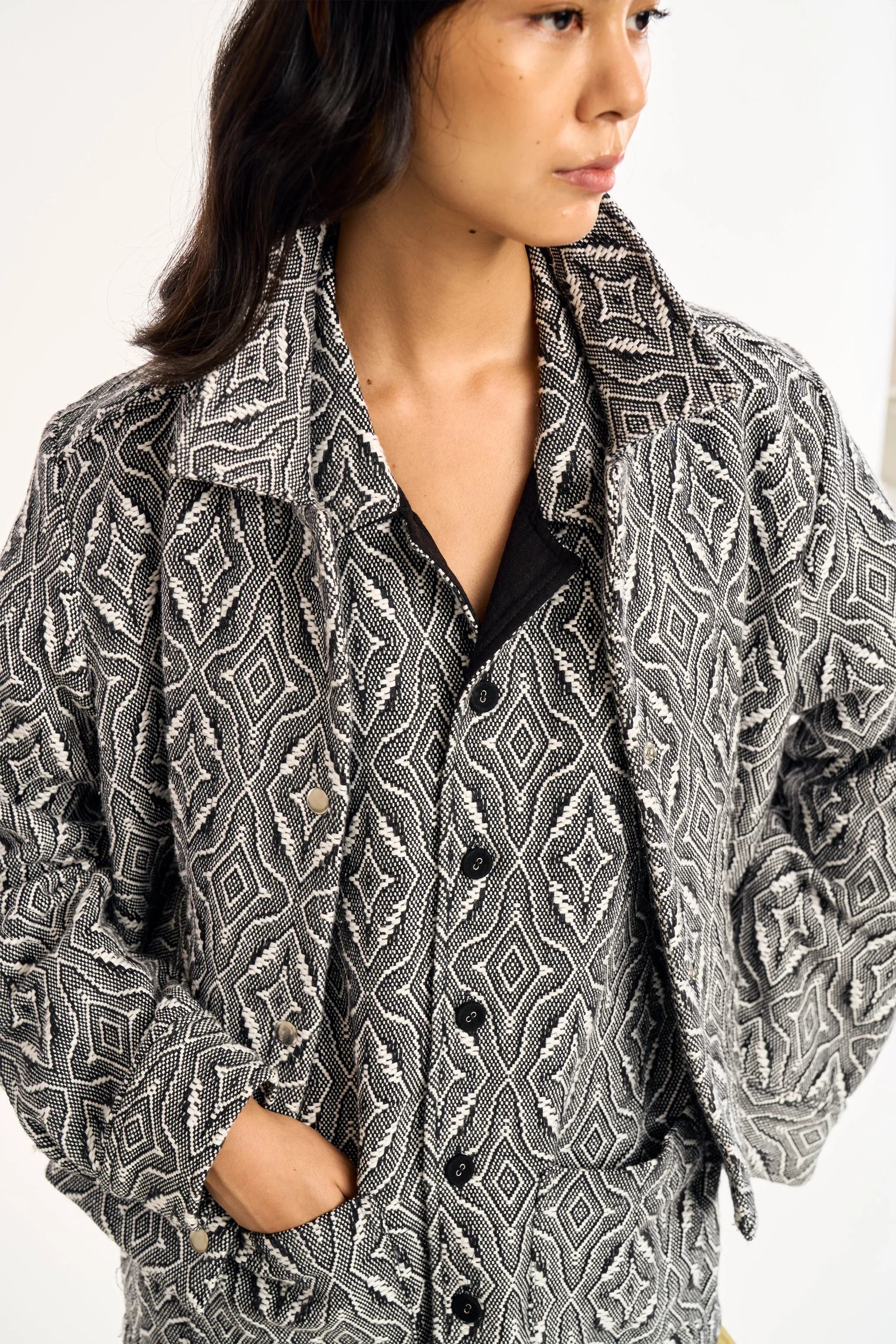 ZAHARA JACKET | OPHIA JACQUARD sold by Rujuta Sheth product image thumbnail 3