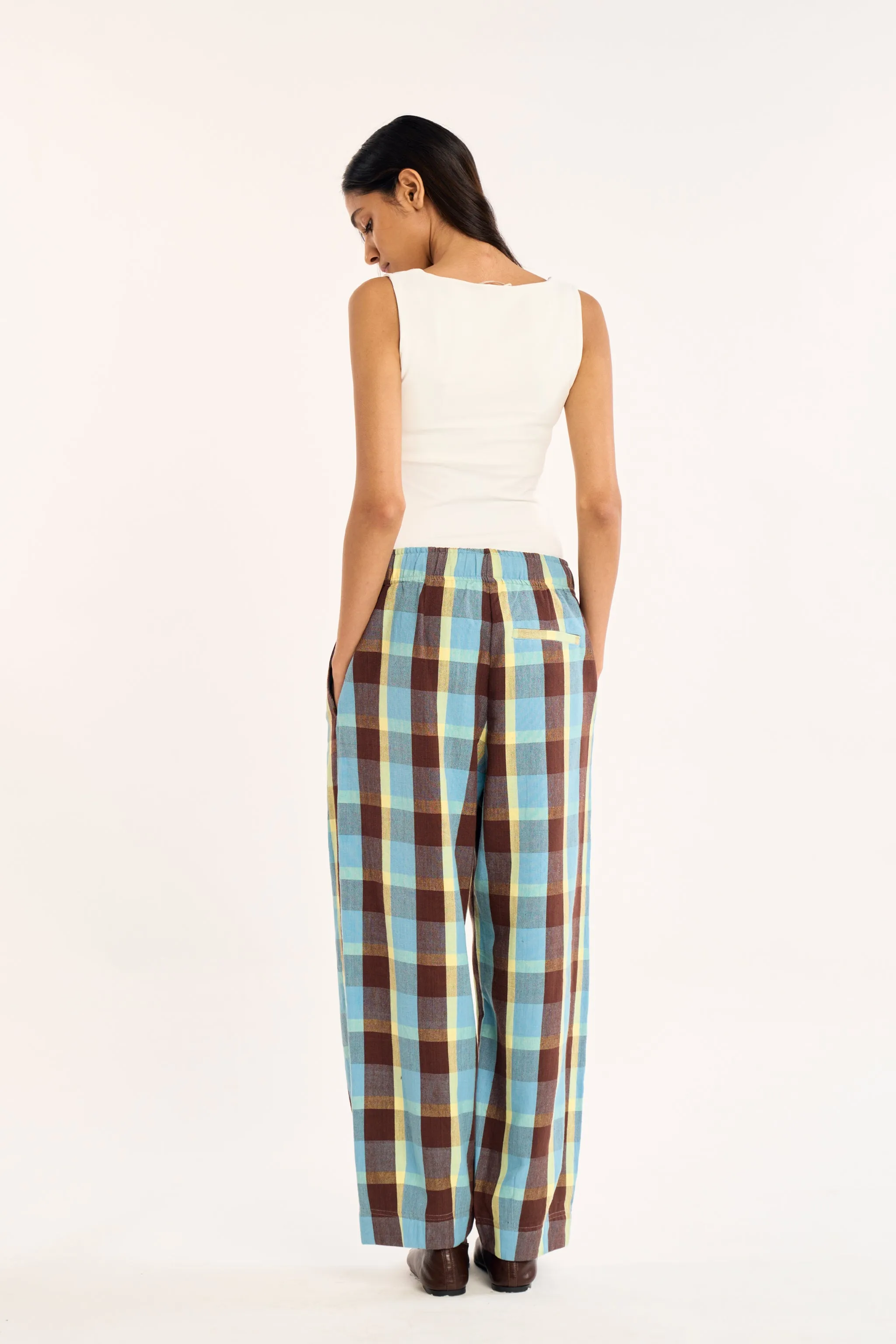 CAIRO PANTS | CEDAR CHEX sold by Rujuta Sheth product image thumbnail 3