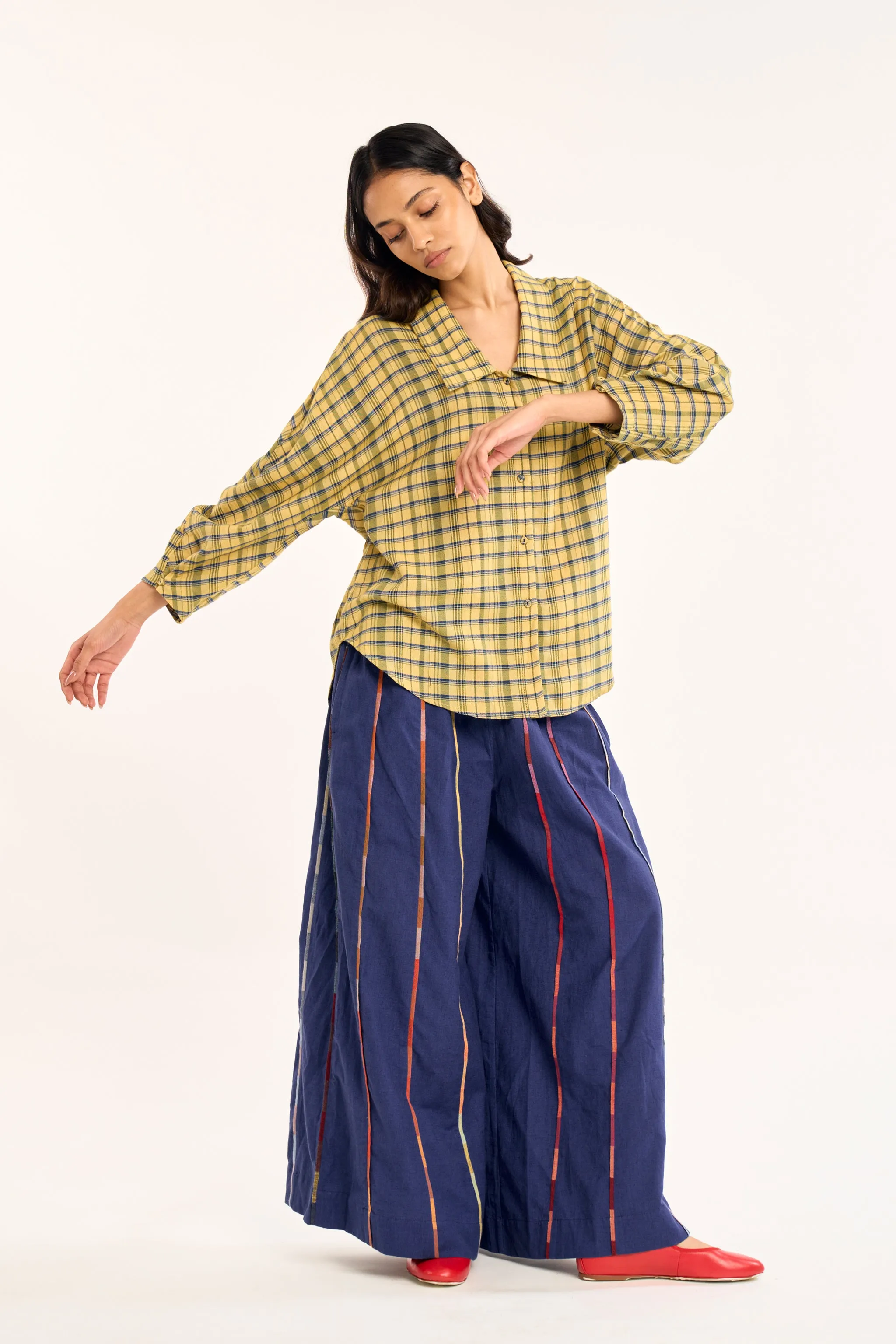 ISLA SHIRT | POLLEN CHEX sold by Rujuta Sheth product image thumbnail 2