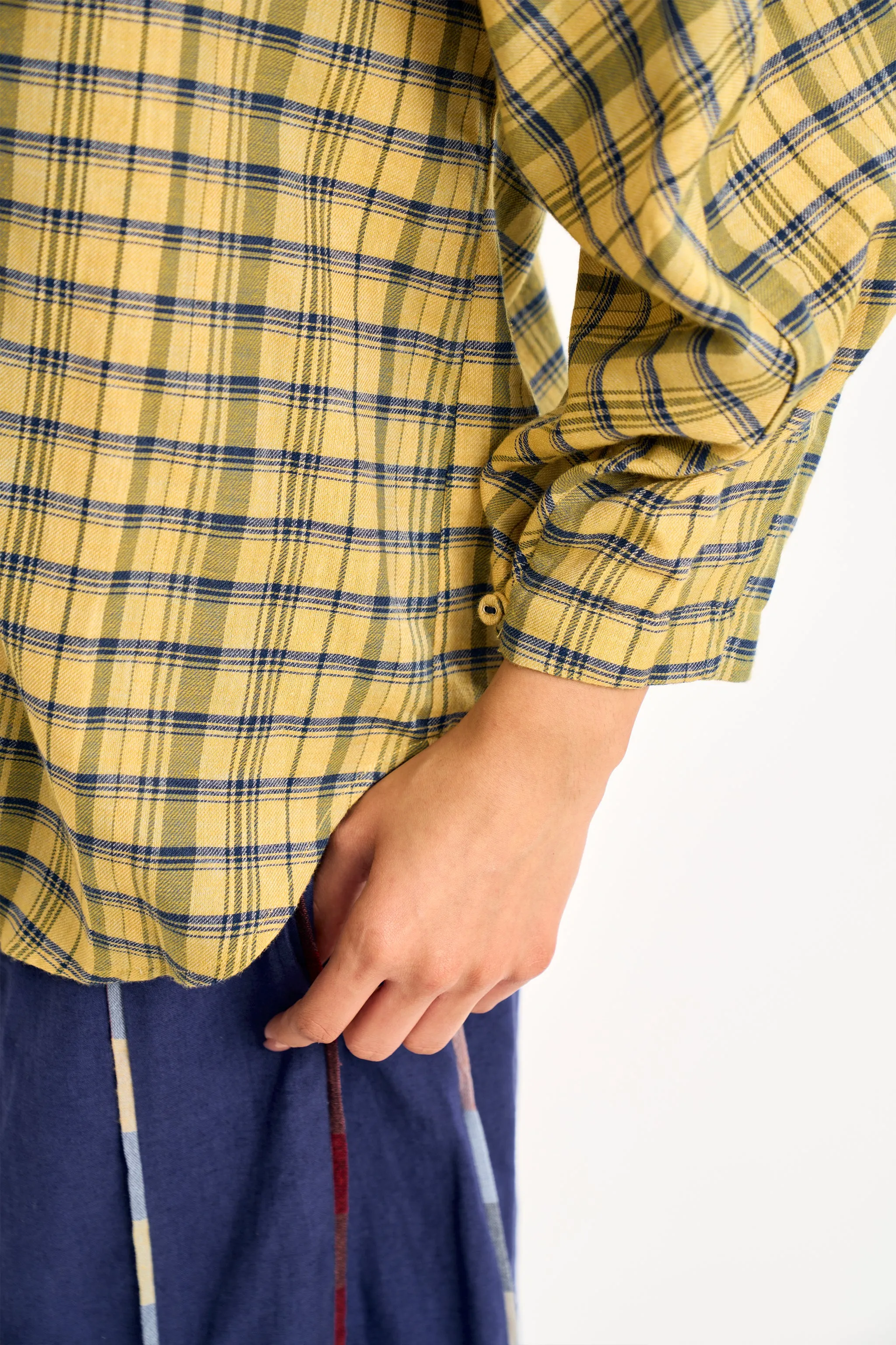 ISLA SHIRT | POLLEN CHEX sold by Rujuta Sheth product image thumbnail 5