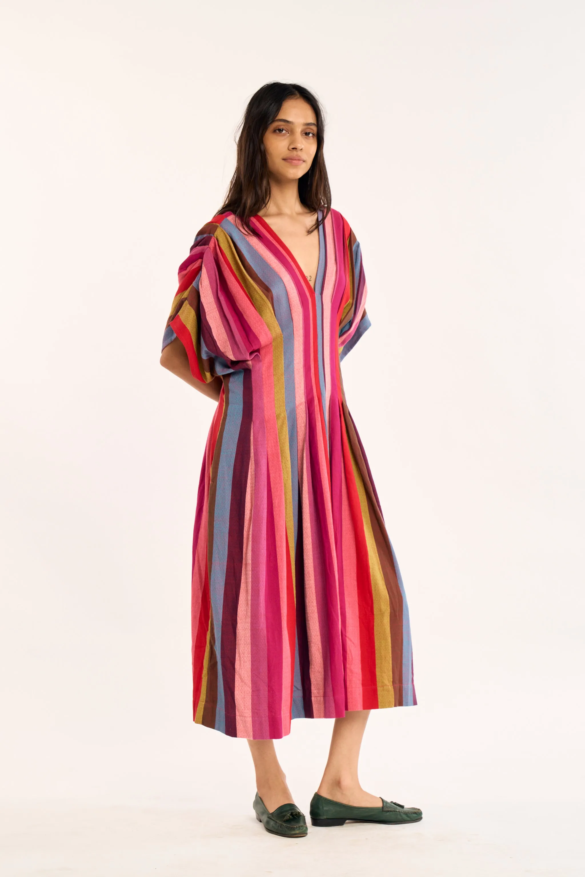SOHO DRESS | MARGO STRIPES sold by Rujuta Sheth product image thumbnail 3