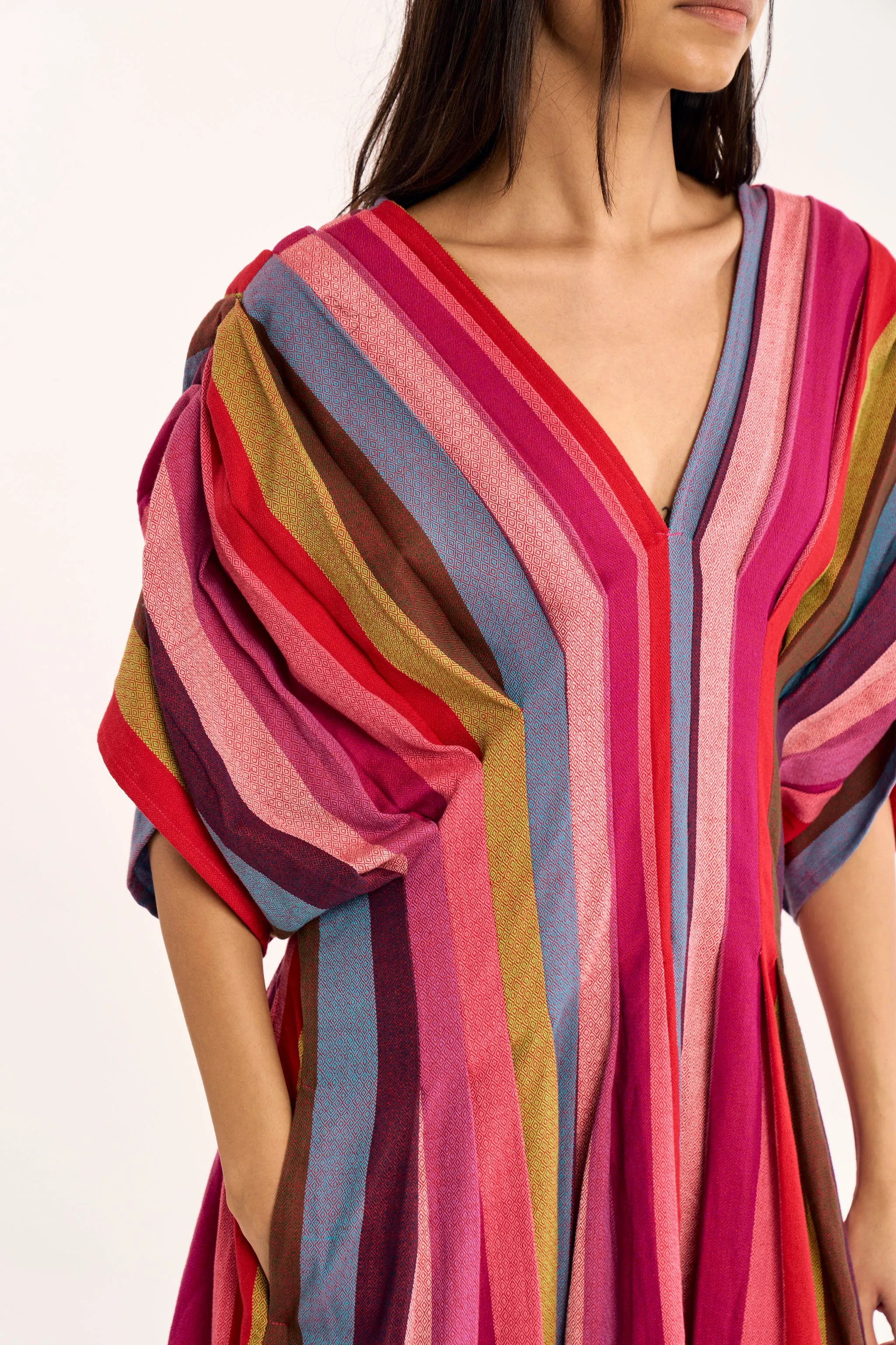 SOHO DRESS | MARGO STRIPES sold by Rujuta Sheth product image thumbnail 4