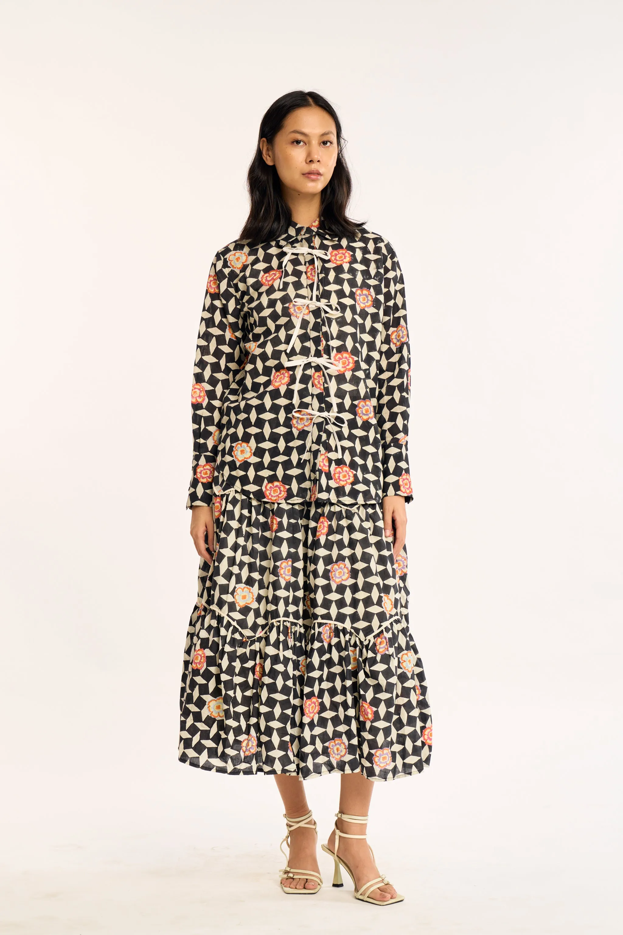 ALMA SHIRT | ATLAS FLORAL sold by Rujuta Sheth product image thumbnail 4