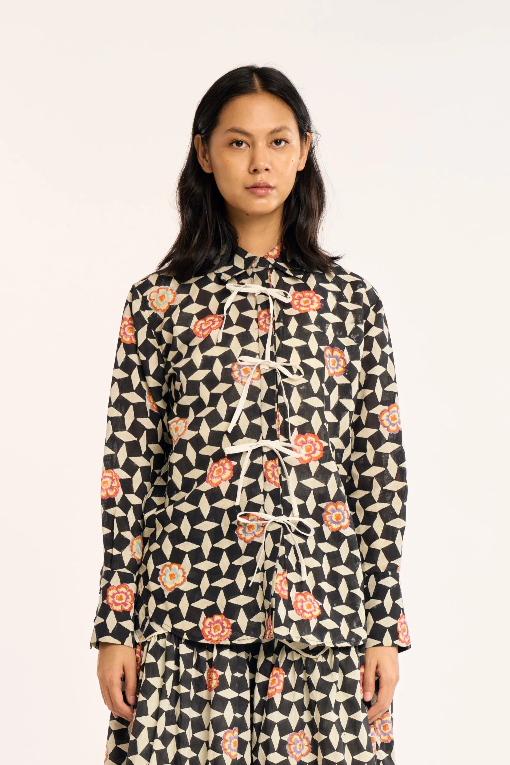 ALMA SHIRT | ATLAS FLORAL sold by Rujuta Sheth