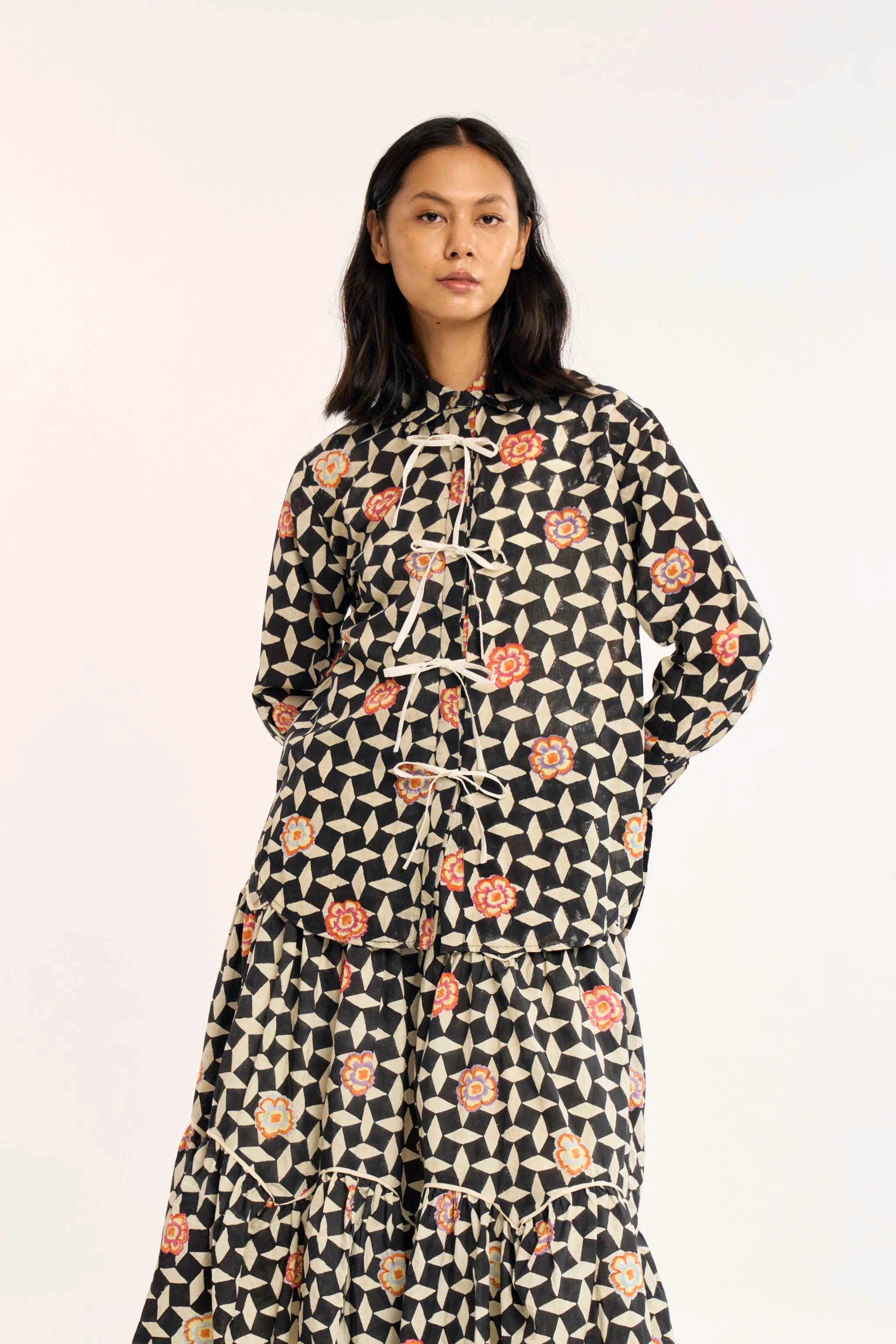 ALMA SHIRT | ATLAS FLORAL sold by Rujuta Sheth product image thumbnail 3