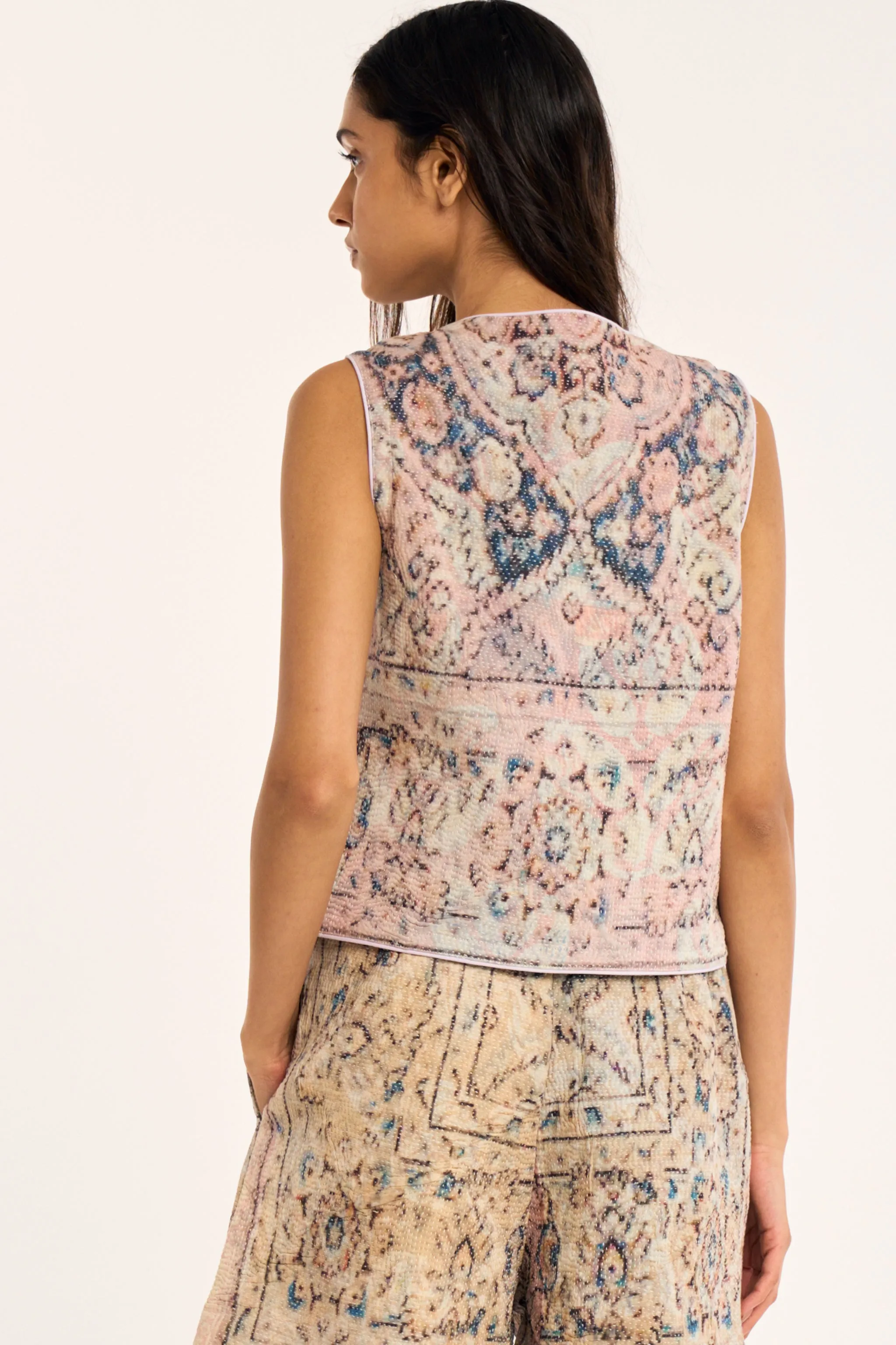 CARMEN VEST | MEADOW TAPESTRY sold by Rujuta Sheth product image thumbnail 5