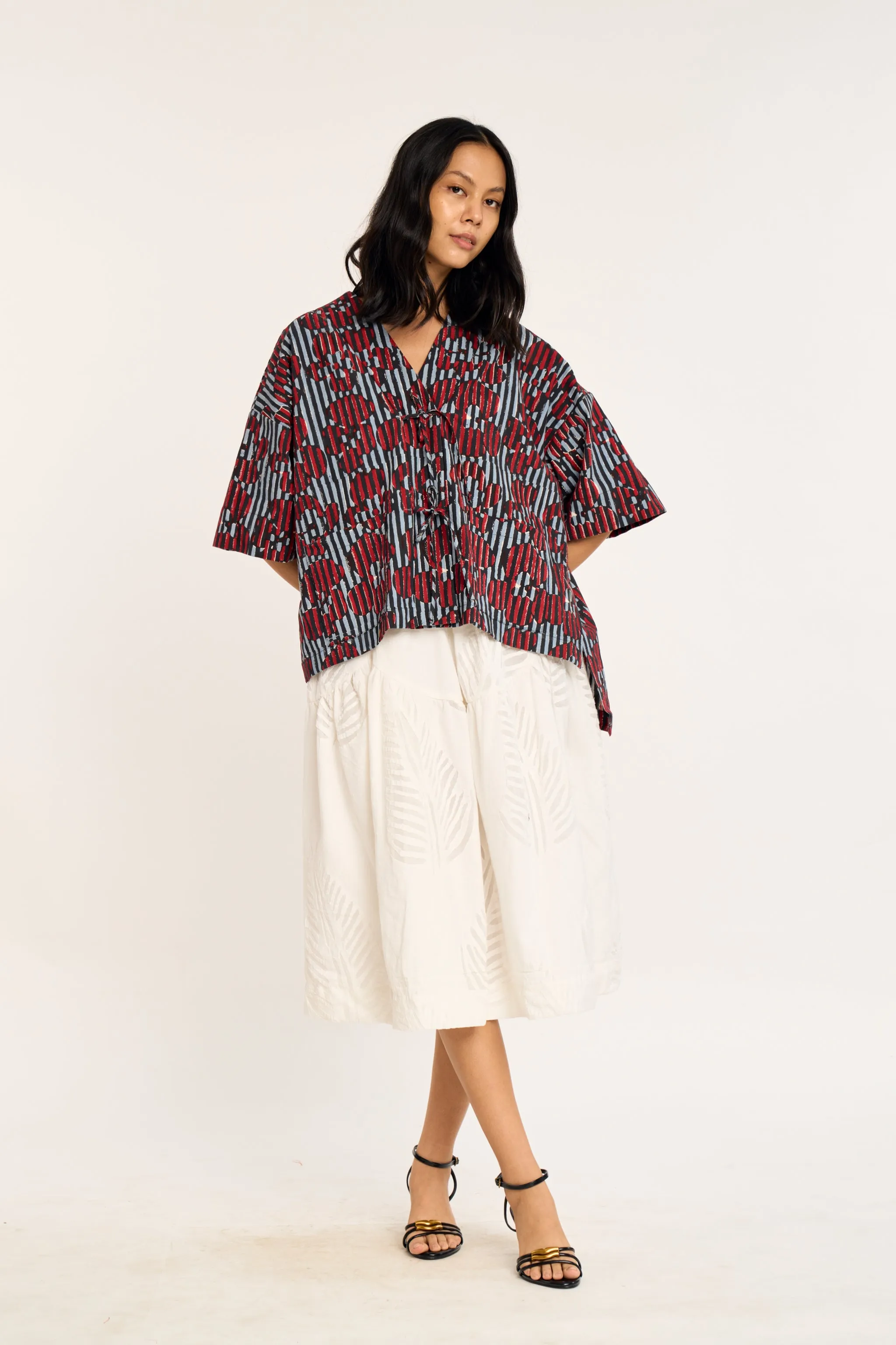SORA SHIRT | DELILAH PRINT sold by Rujuta Sheth product image thumbnail 2