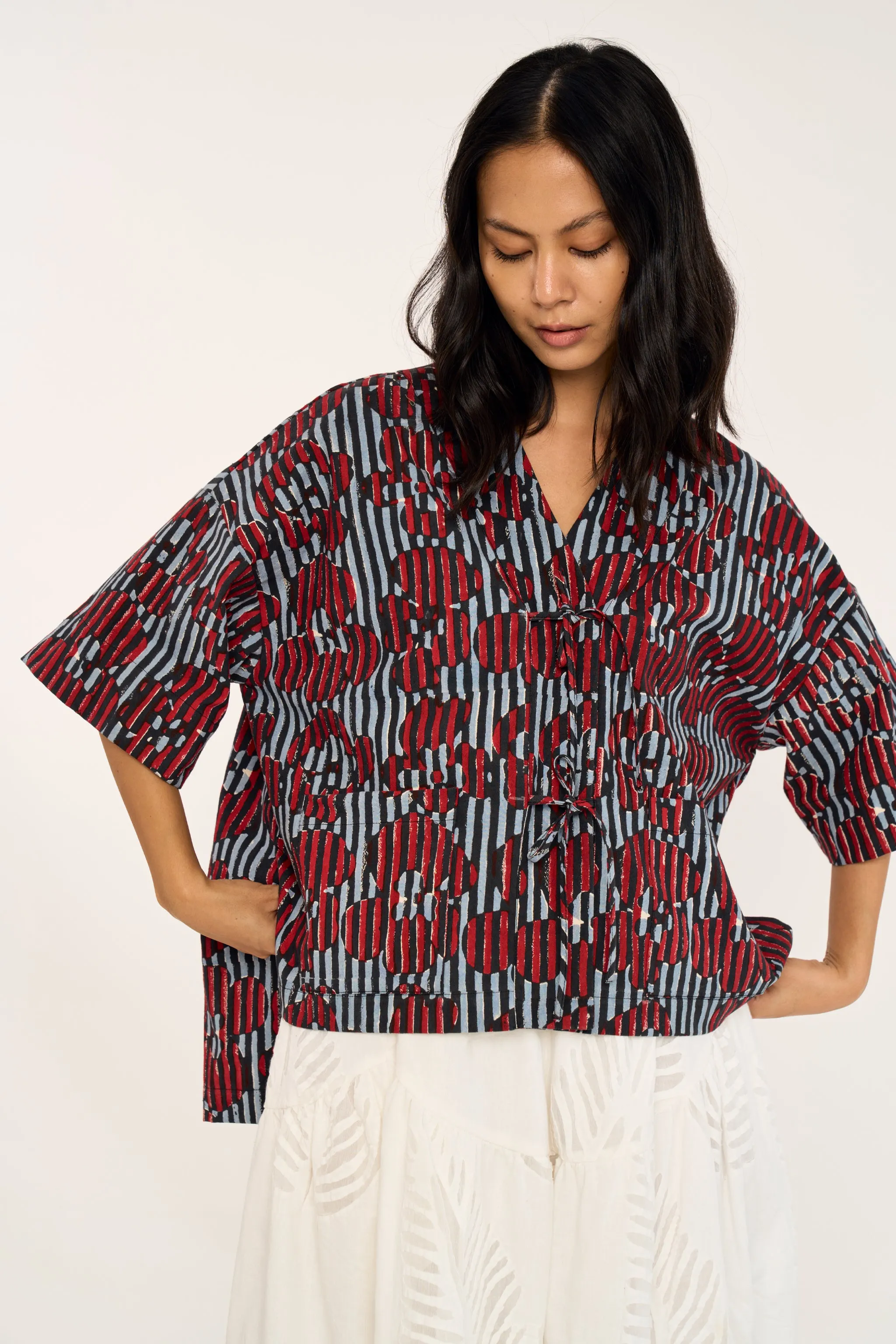 SORA SHIRT | DELILAH PRINT sold by Rujuta Sheth product image thumbnail 5