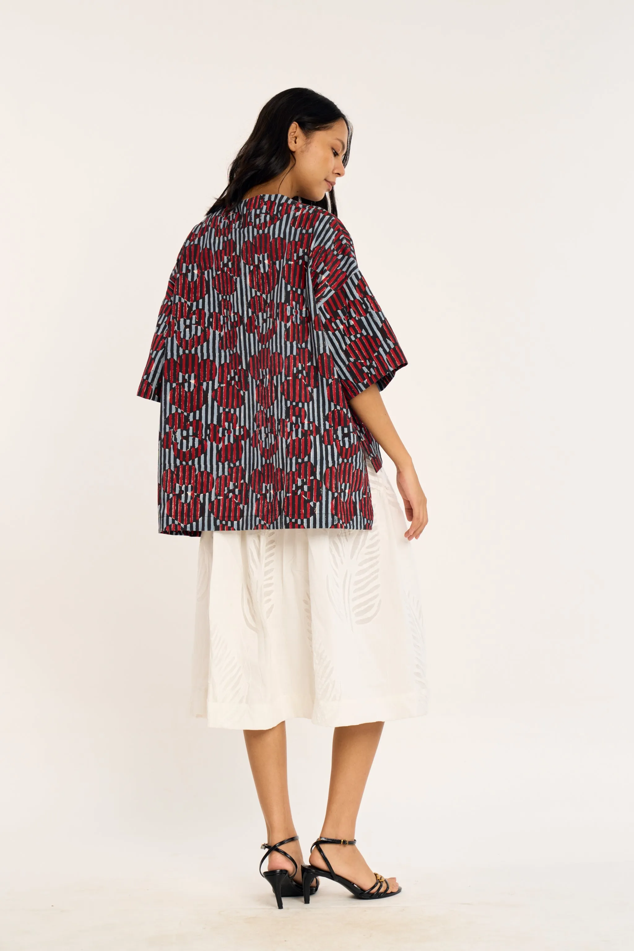 SORA SHIRT | DELILAH PRINT sold by Rujuta Sheth product image thumbnail 4