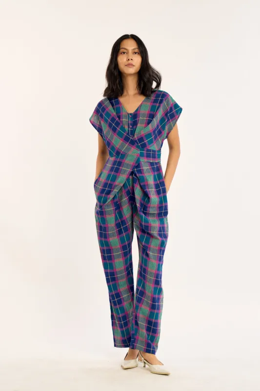 VENUS WRAP JUMPER | ELECTRIC IVY made by Rujuta Sheth