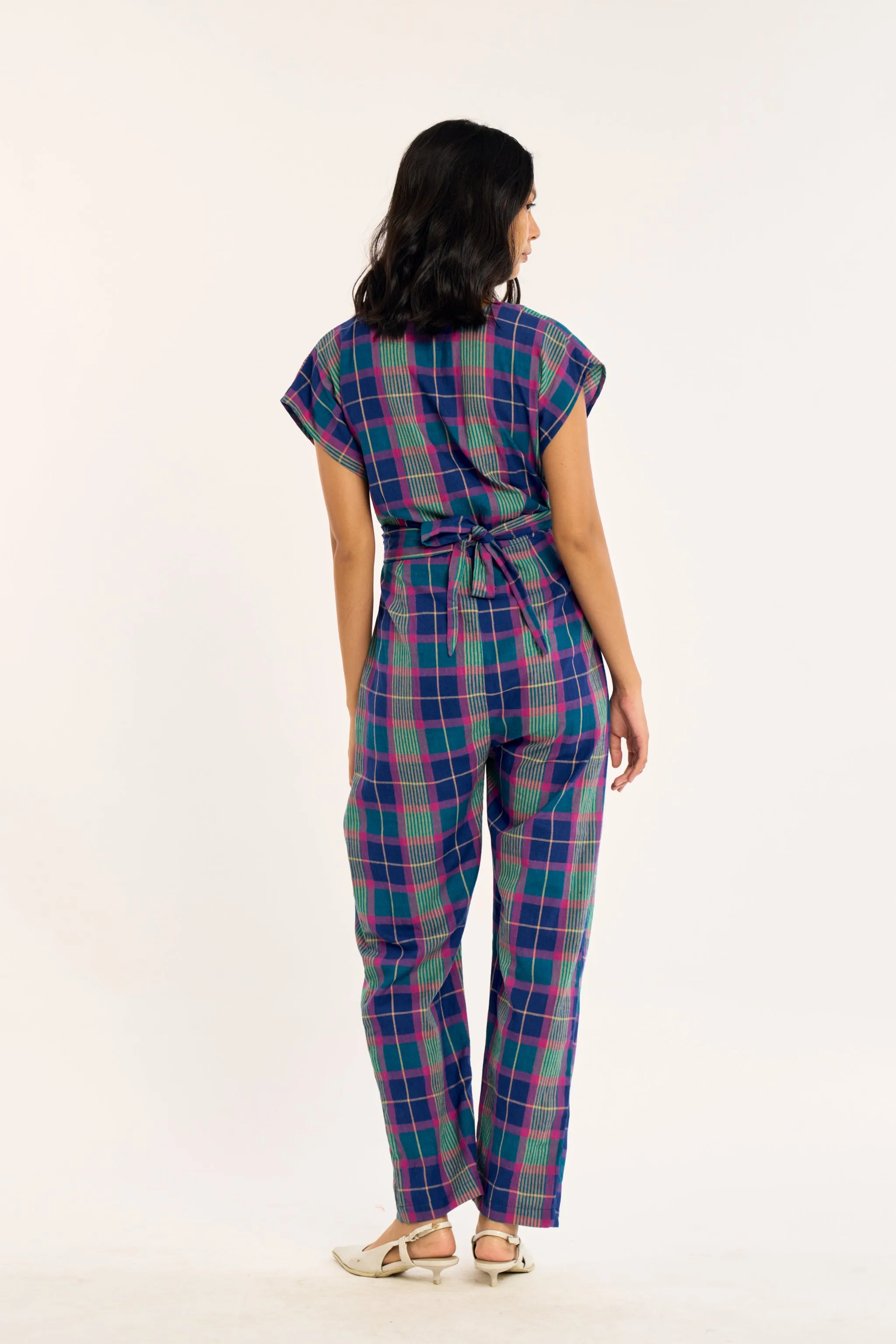 VENUS WRAP JUMPER | ELECTRIC IVY sold by Rujuta Sheth product image thumbnail 3