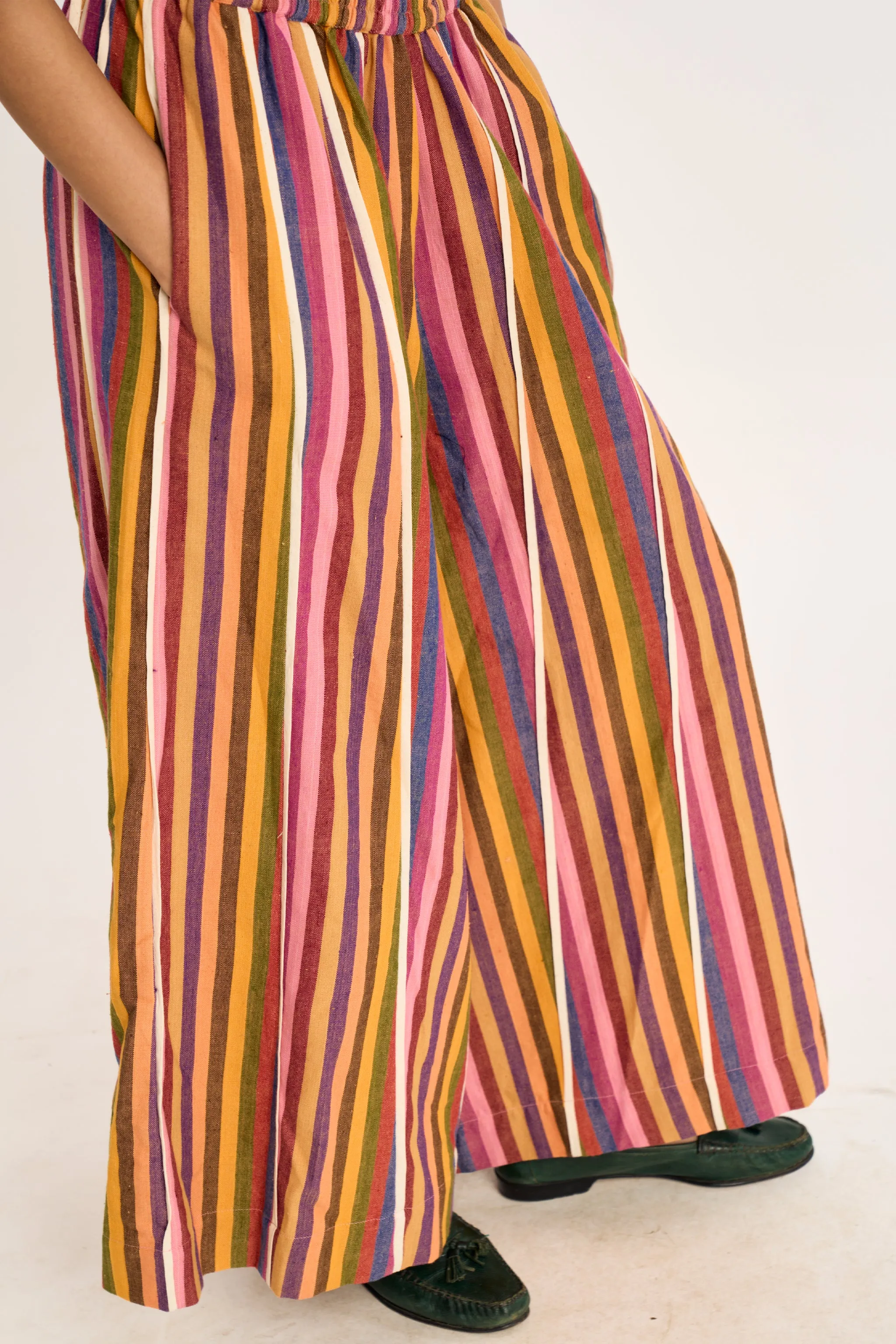 CLOVER PANTS | CRAYON STRIPES sold by Rujuta Sheth product image thumbnail 4