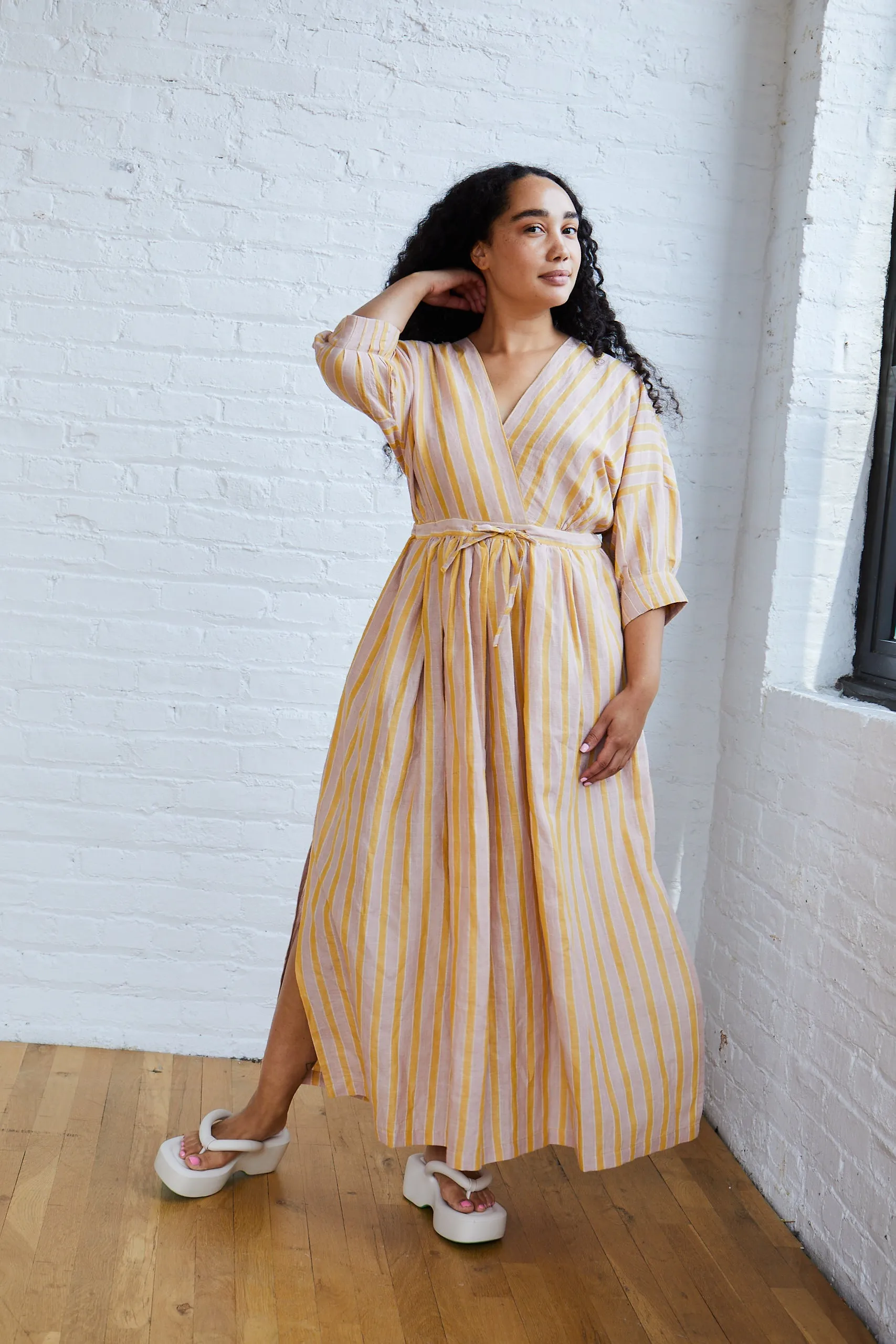 MALIBU DRESS | SUNRAY STRIPES sold by Rujuta Sheth product image thumbnail 5