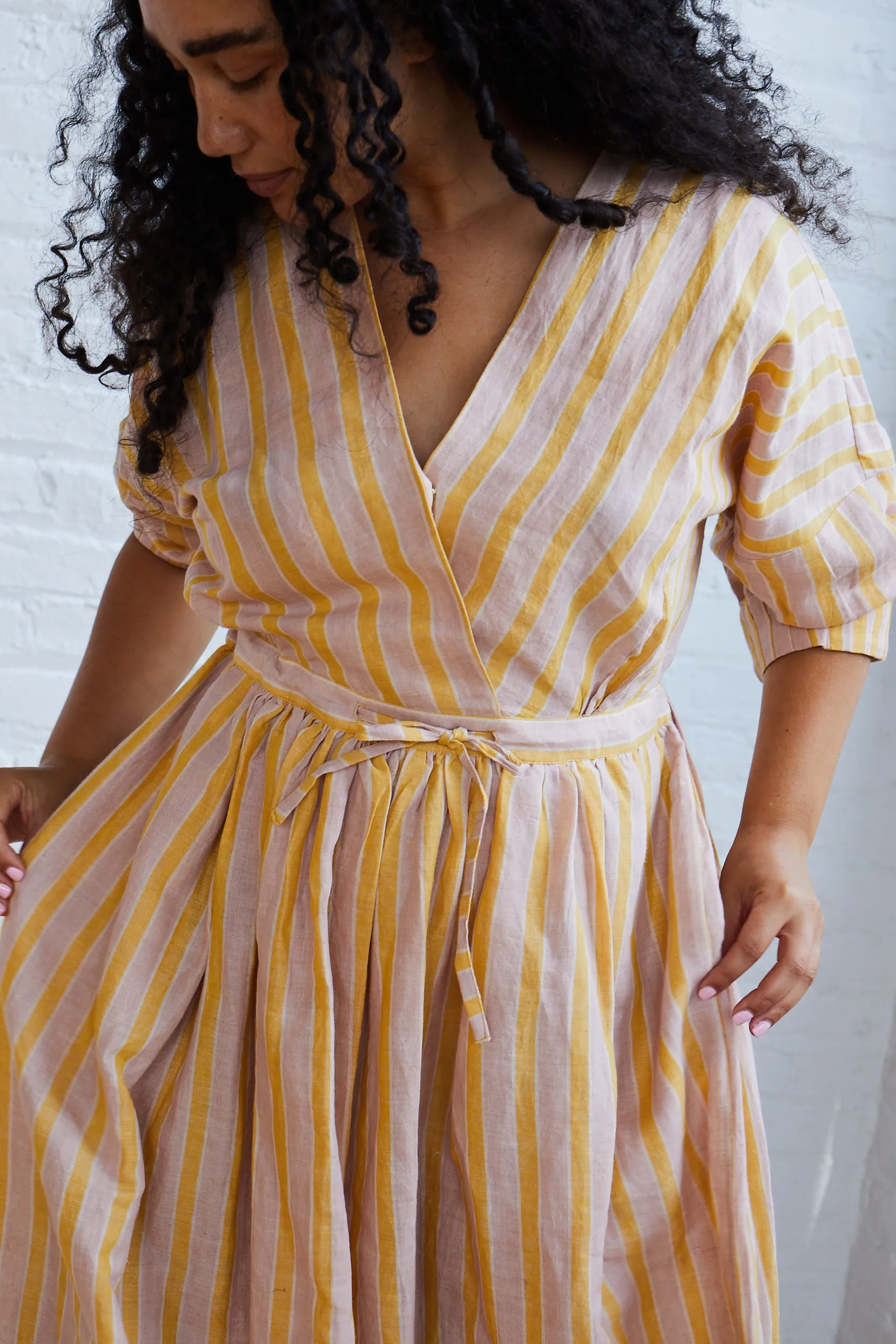 MALIBU DRESS | SUNRAY STRIPES sold by Rujuta Sheth product image thumbnail 3
